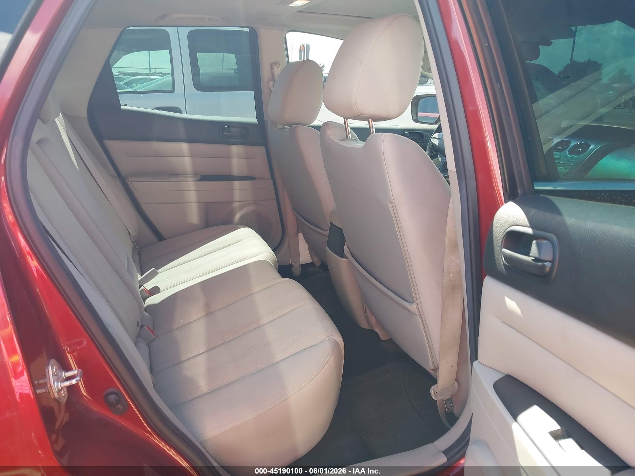 2010 Mazda Cx-7 I Sport Red vin: JM3ER2W59A0345062