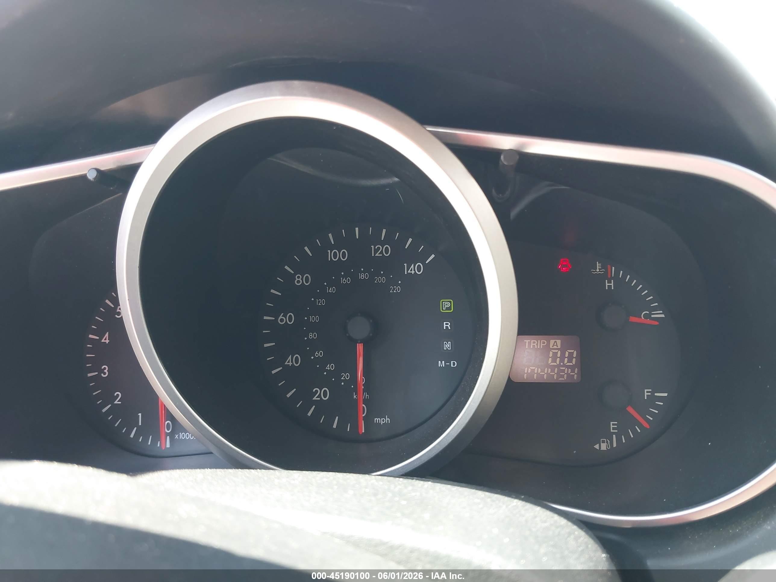2010 Mazda Cx-7 I Sport Red vin: JM3ER2W59A0345062