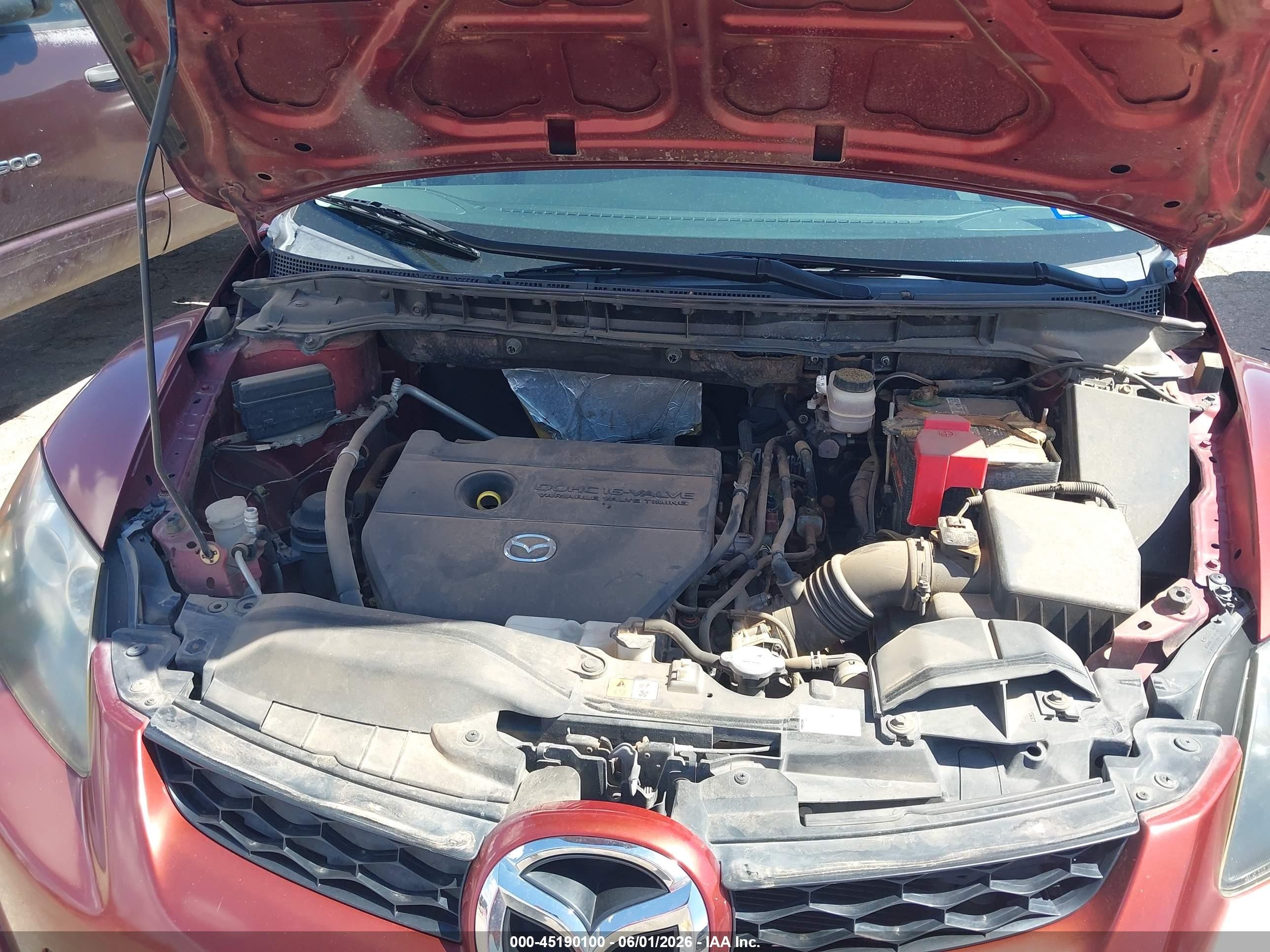 2010 Mazda Cx-7 I Sport Red vin: JM3ER2W59A0345062