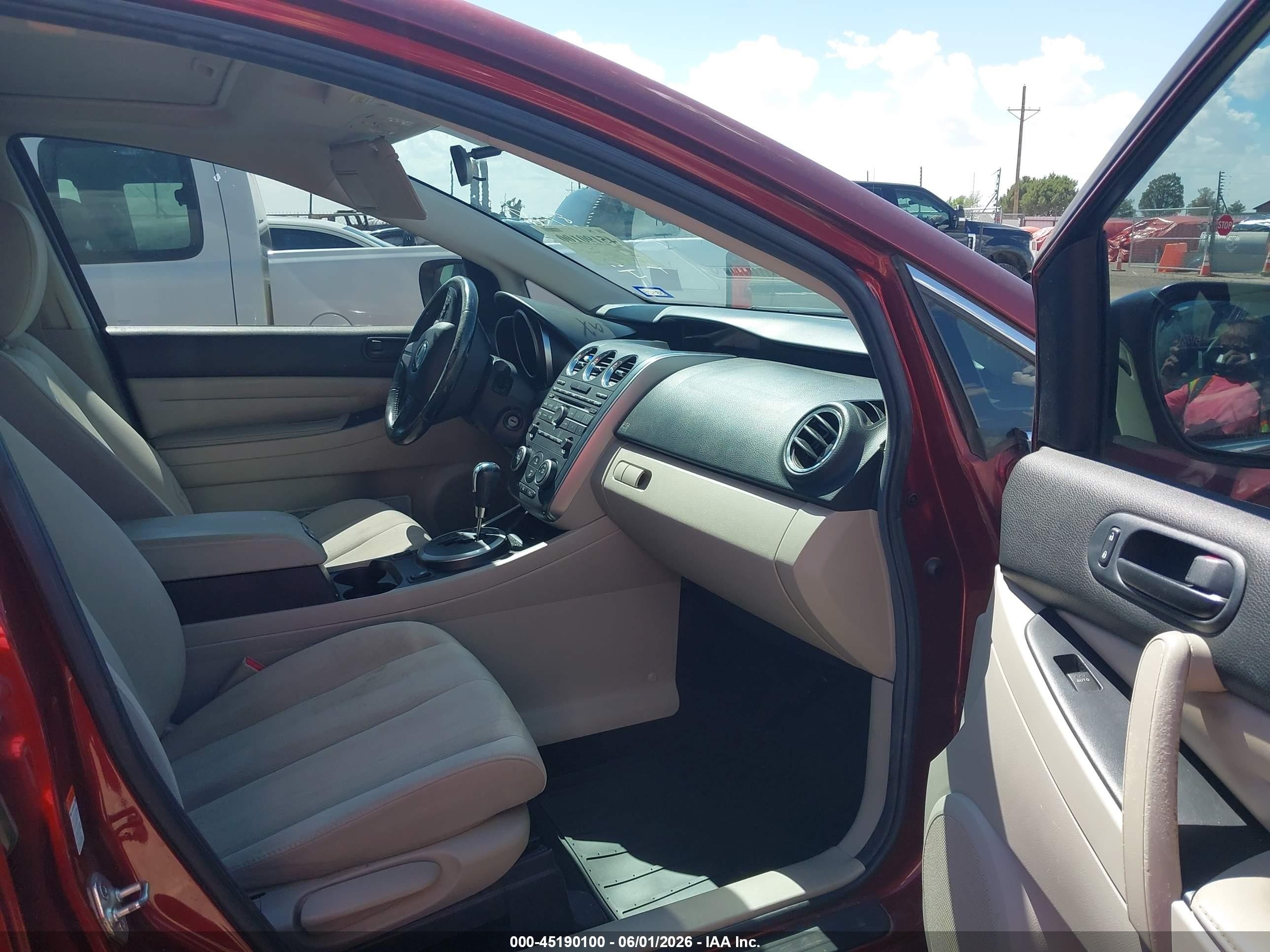 2010 Mazda Cx-7 I Sport Red vin: JM3ER2W59A0345062