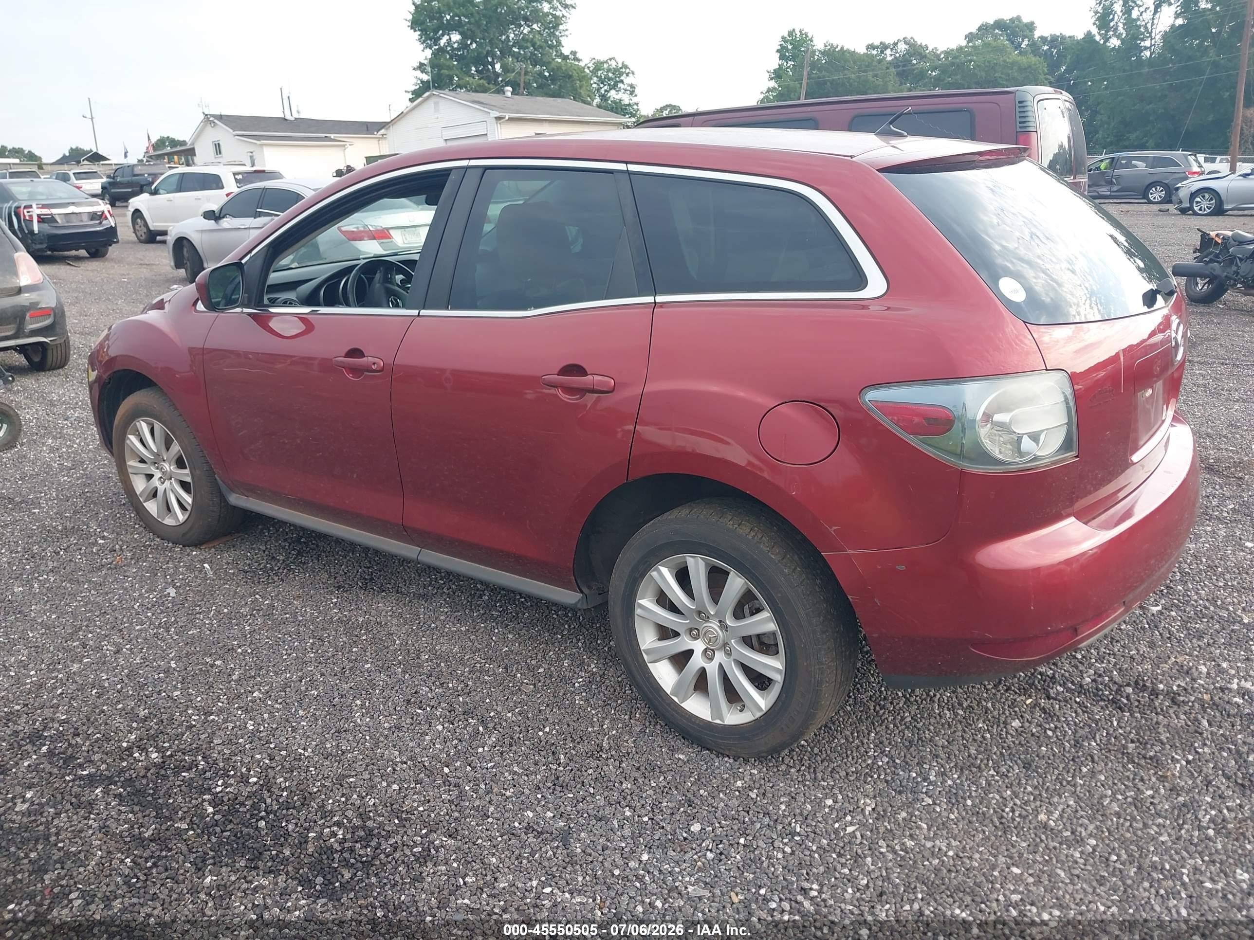 2010 Mazda Cx-7 I Sport Burgundy vin: JM3ER2W59A0350312