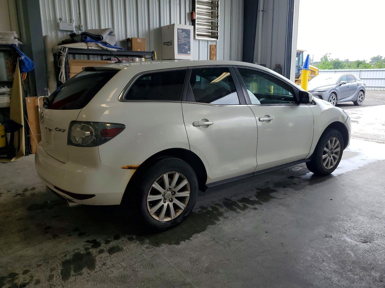 2010 Mazda Cx-7 White vin: JM3ER2W59A0352402