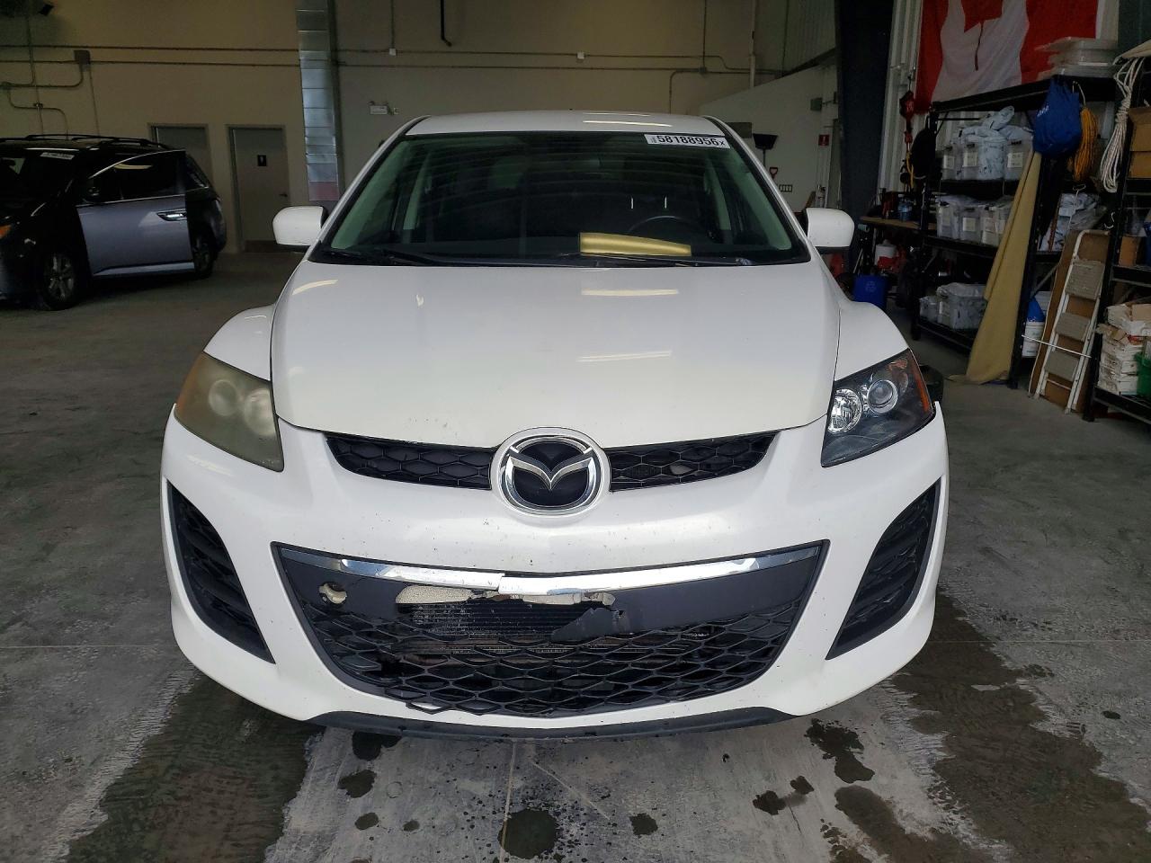 2010 Mazda Cx-7 White vin: JM3ER2W59A0352402