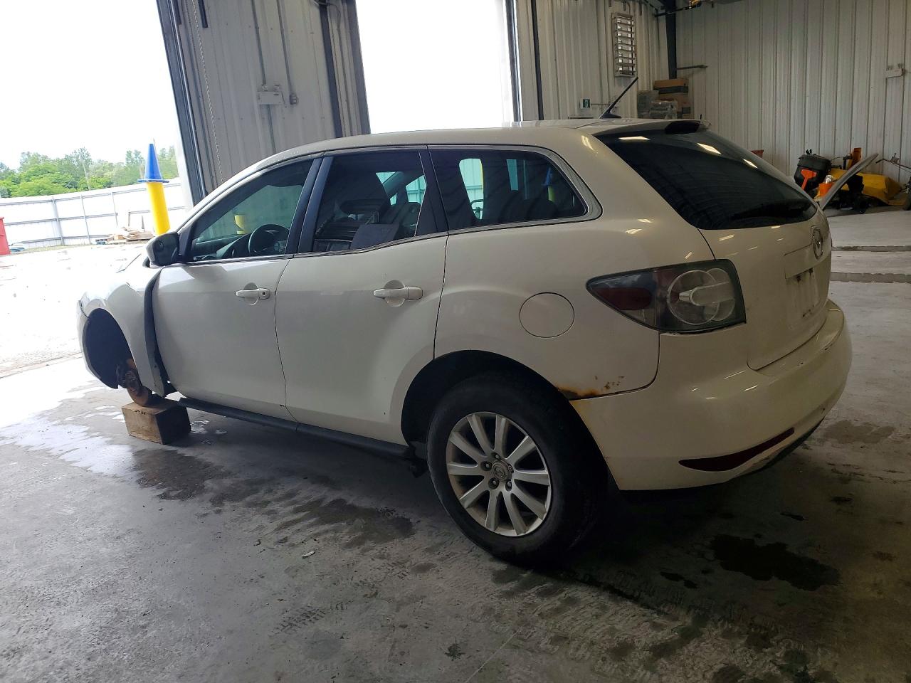 2010 Mazda Cx-7 White vin: JM3ER2W59A0352402