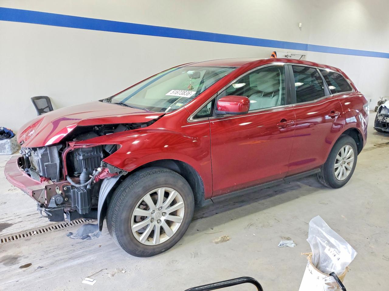 2010 Mazda Cx-7 Red vin: JM3ER2W5XA0310384