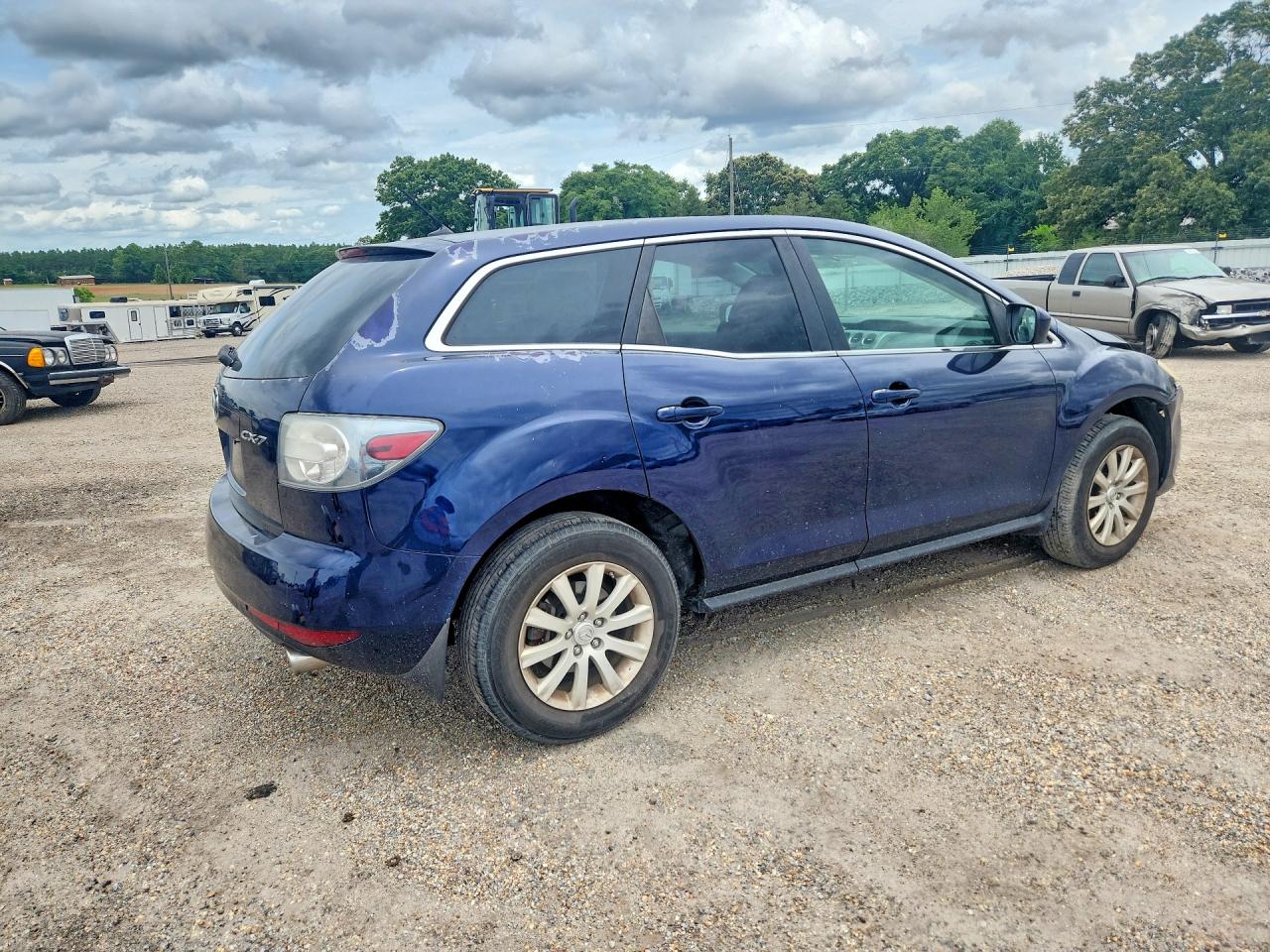 2010 Mazda Cx-7 Blue vin: JM3ER2W5XA0343143