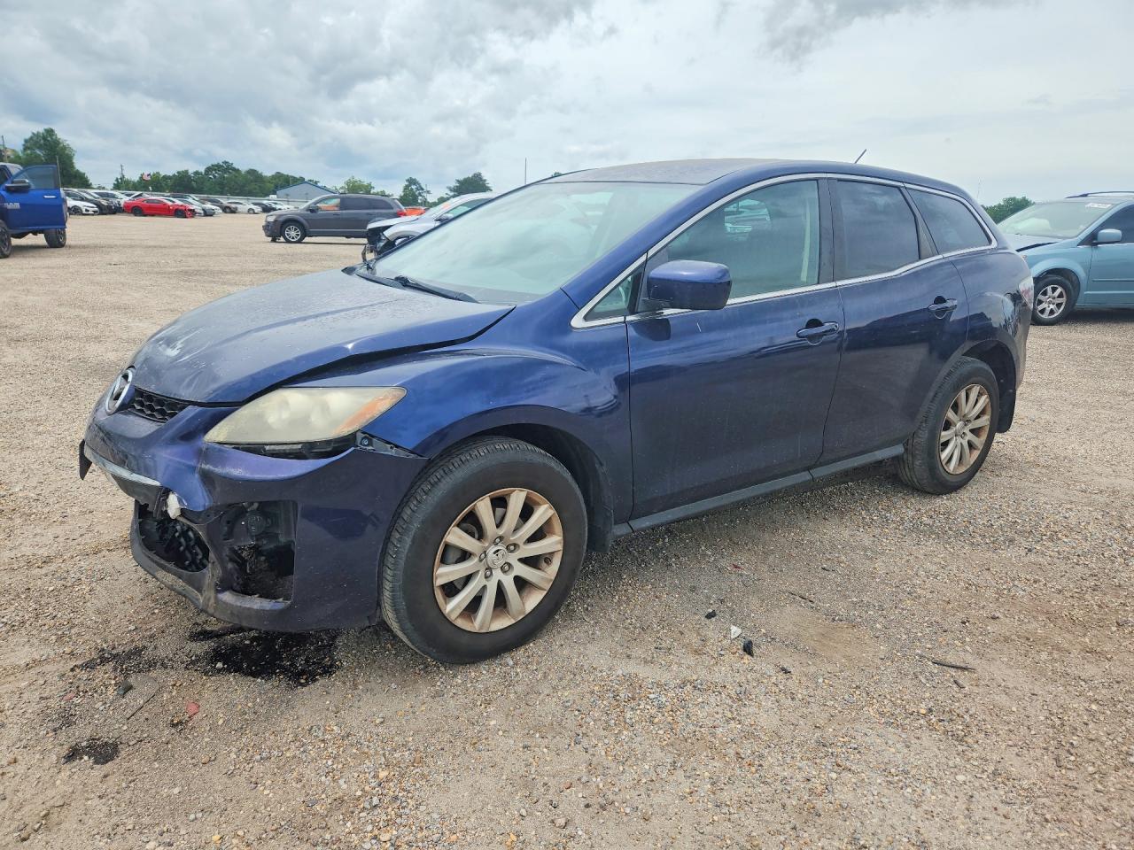 2010 Mazda Cx-7 Blue vin: JM3ER2W5XA0343143