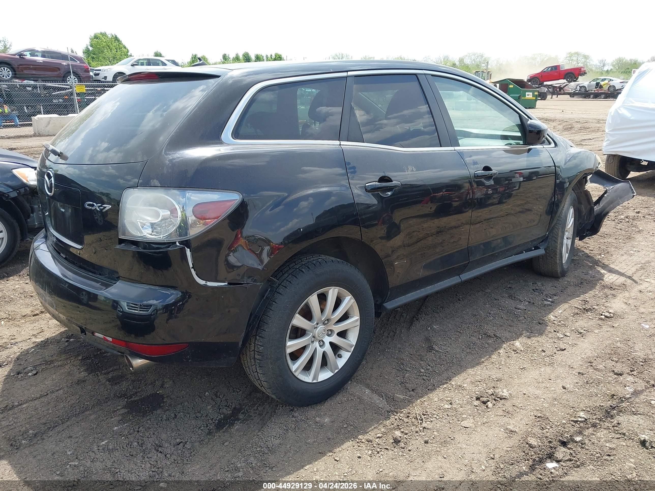 2010 Mazda Cx-7 I Sport Black vin: JM3ER2W5XA0346009