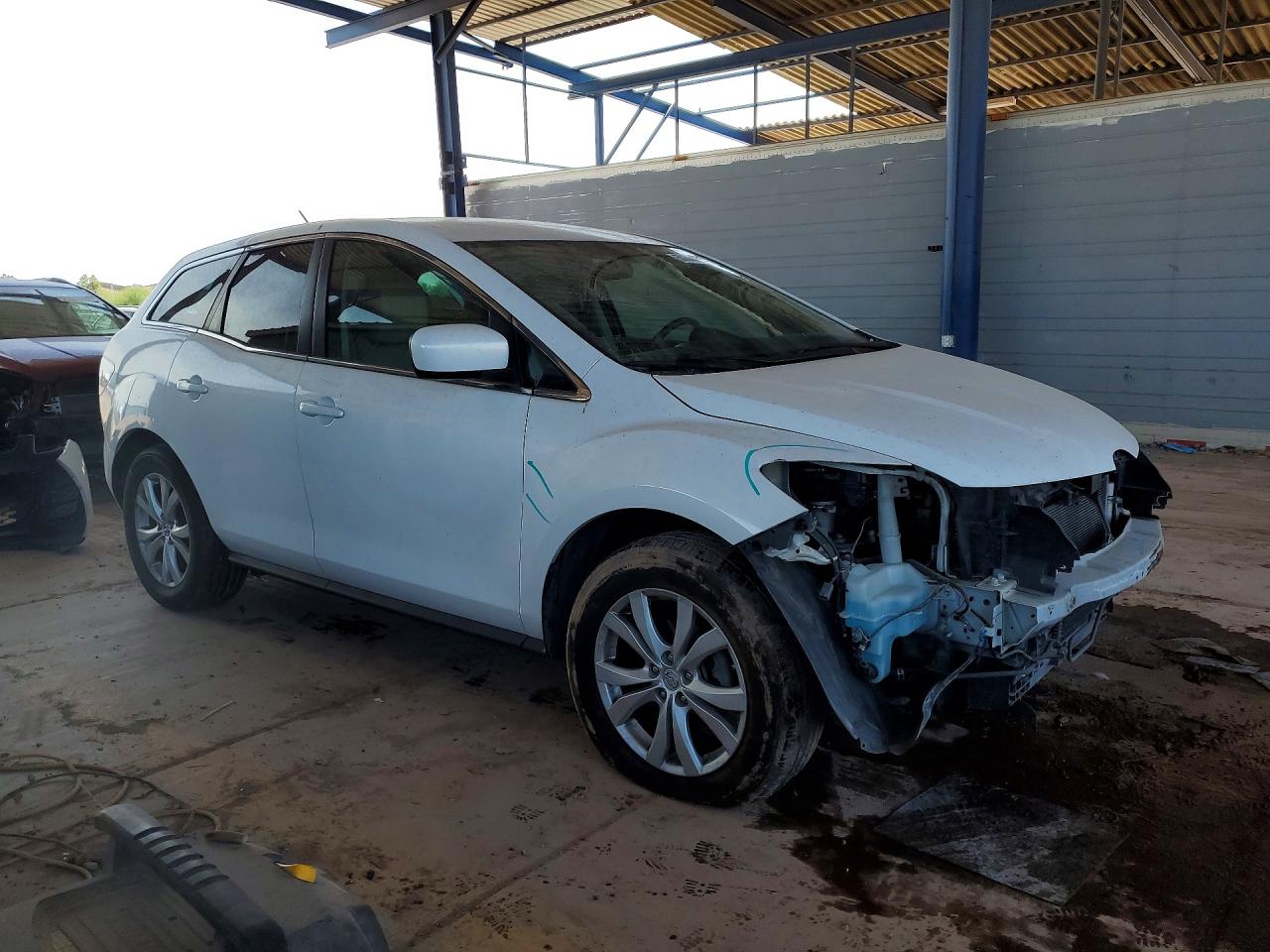 2010 Mazda Cx-7 White vin: JM3ER2WL3A0329664