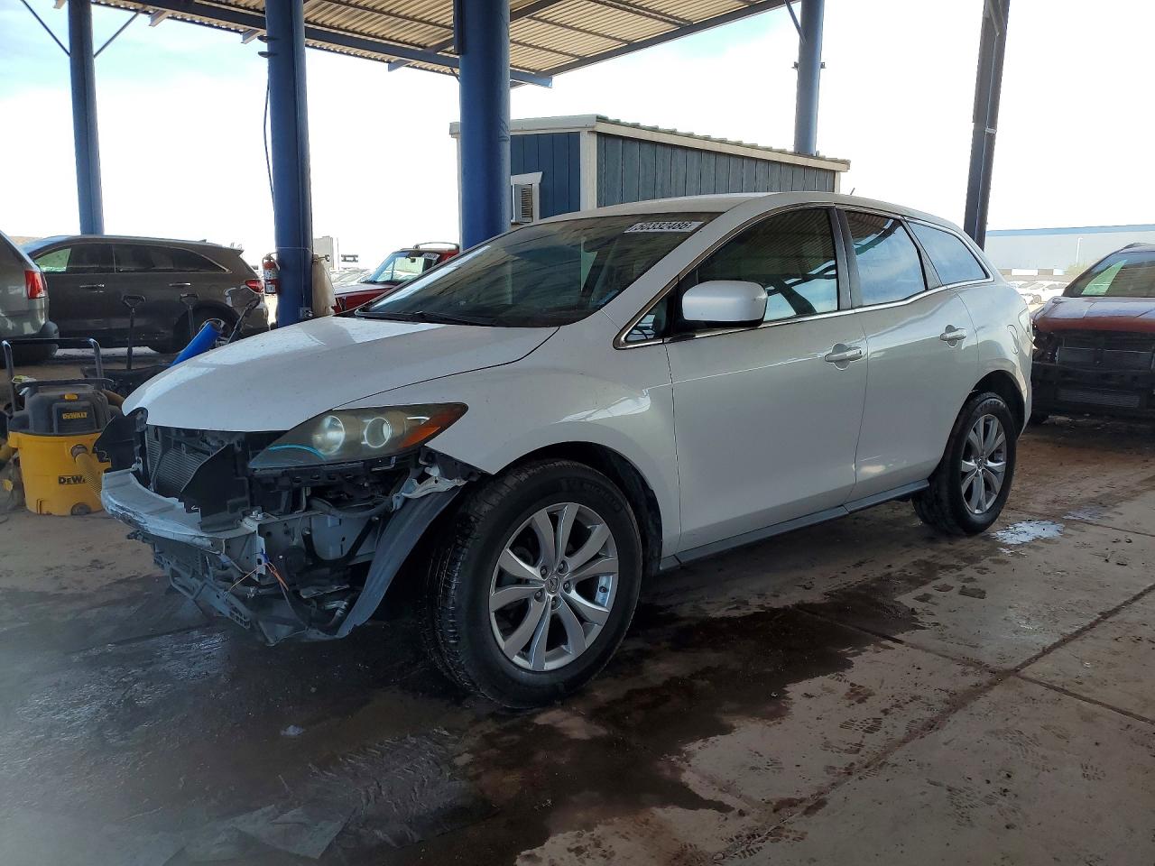 2010 Mazda Cx-7 White vin: JM3ER2WL3A0329664