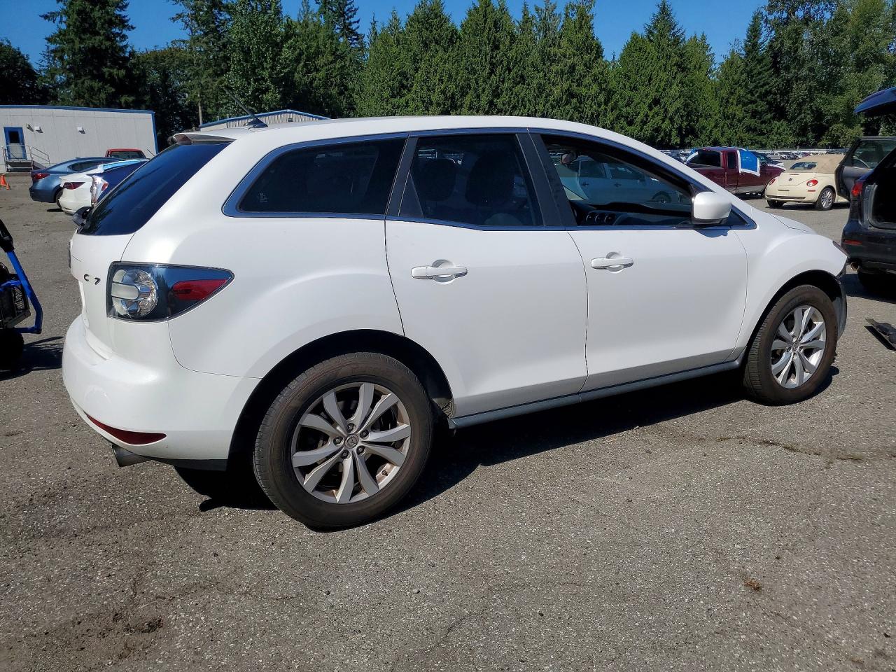 2010 Mazda Cx-7 White vin: JM3ER2WL8A0342460