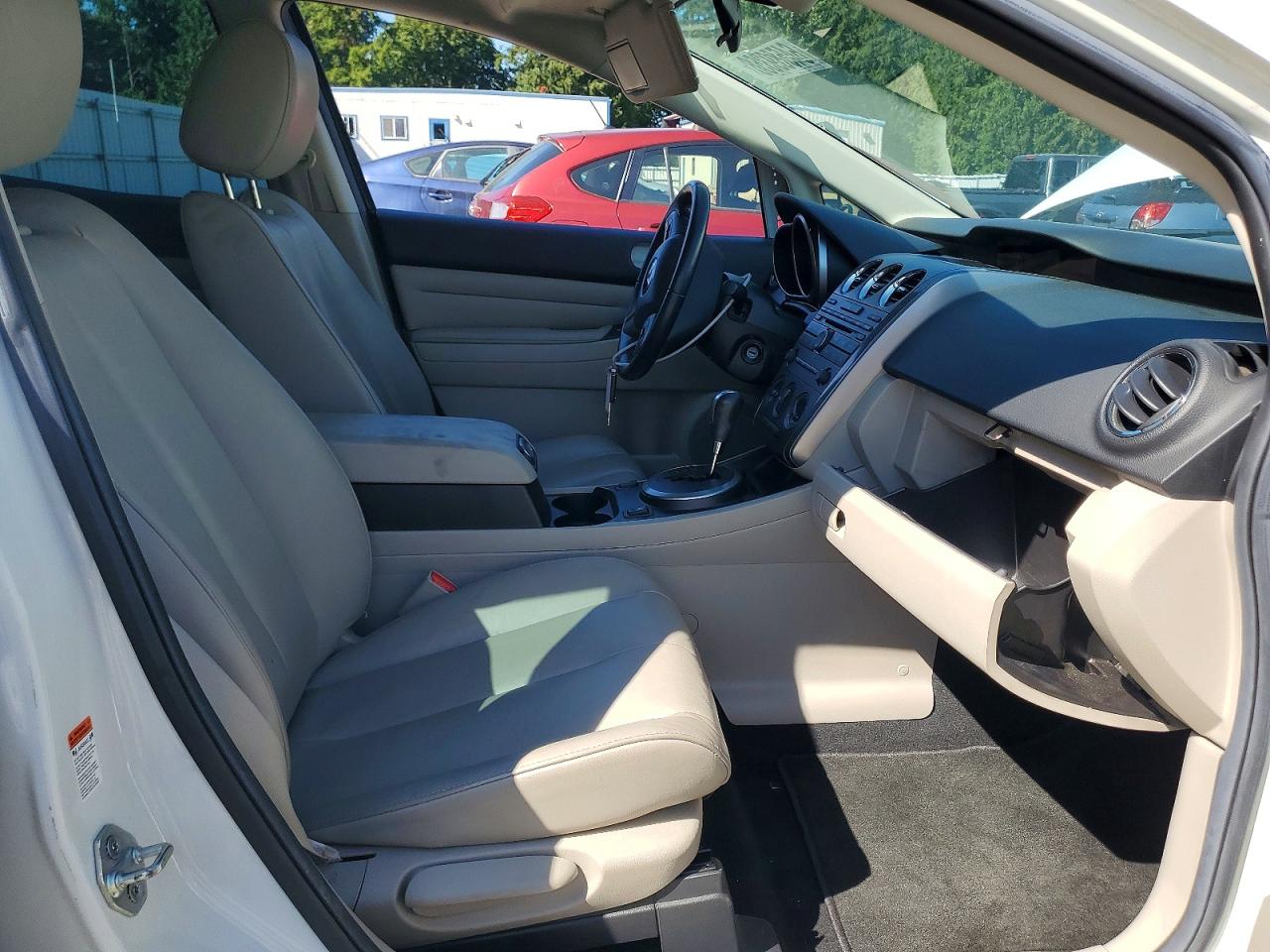 2010 Mazda Cx-7 White vin: JM3ER2WL8A0342460