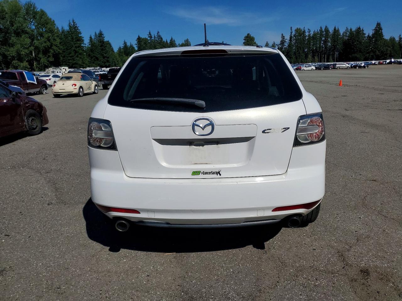2010 Mazda Cx-7 White vin: JM3ER2WL8A0342460