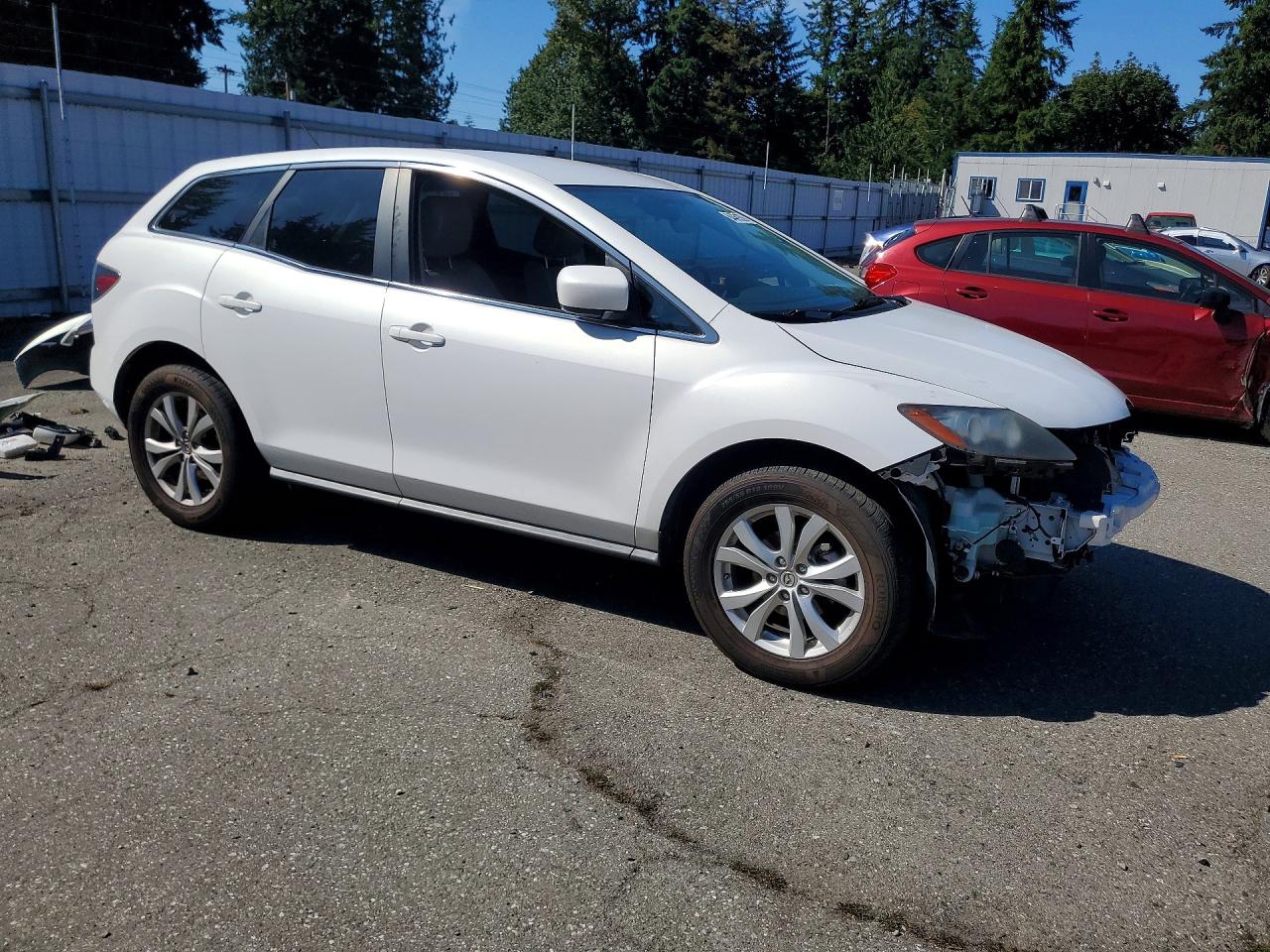 2010 Mazda Cx-7 White vin: JM3ER2WL8A0342460