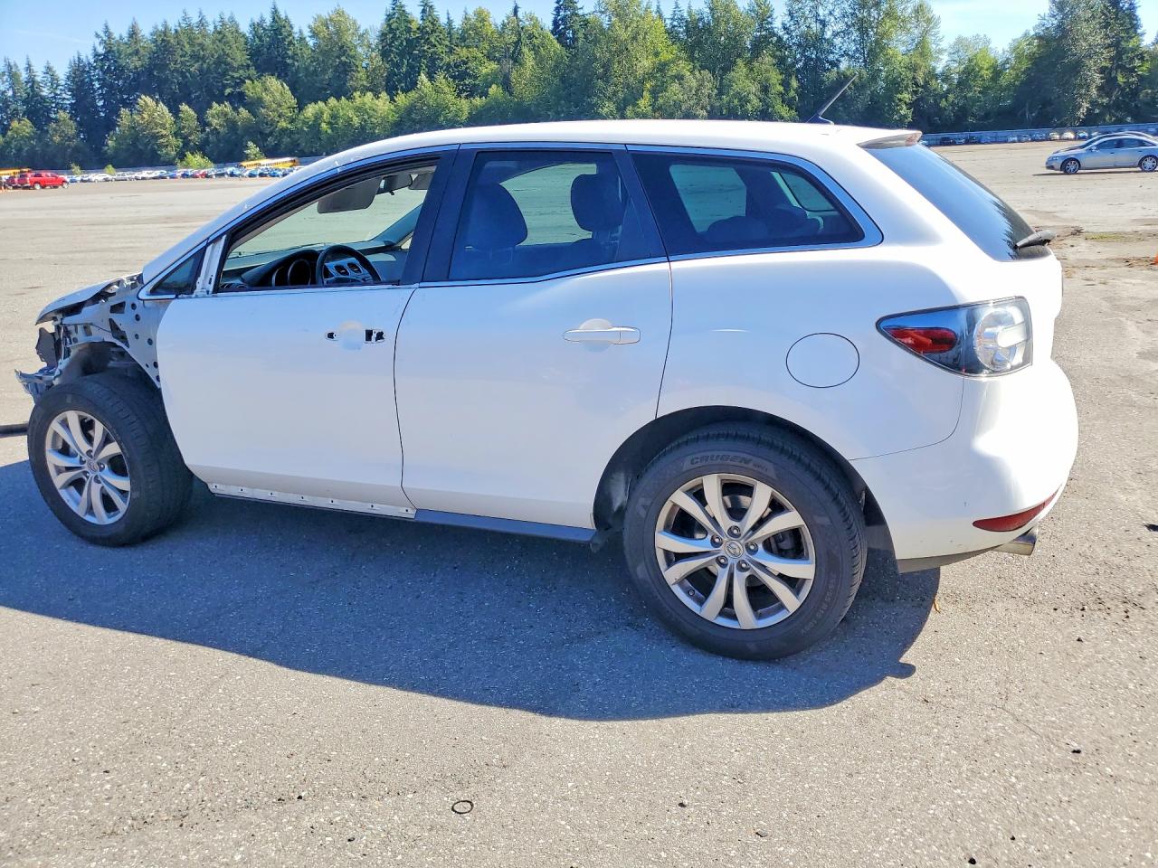 2010 Mazda Cx-7 White vin: JM3ER2WL8A0342460