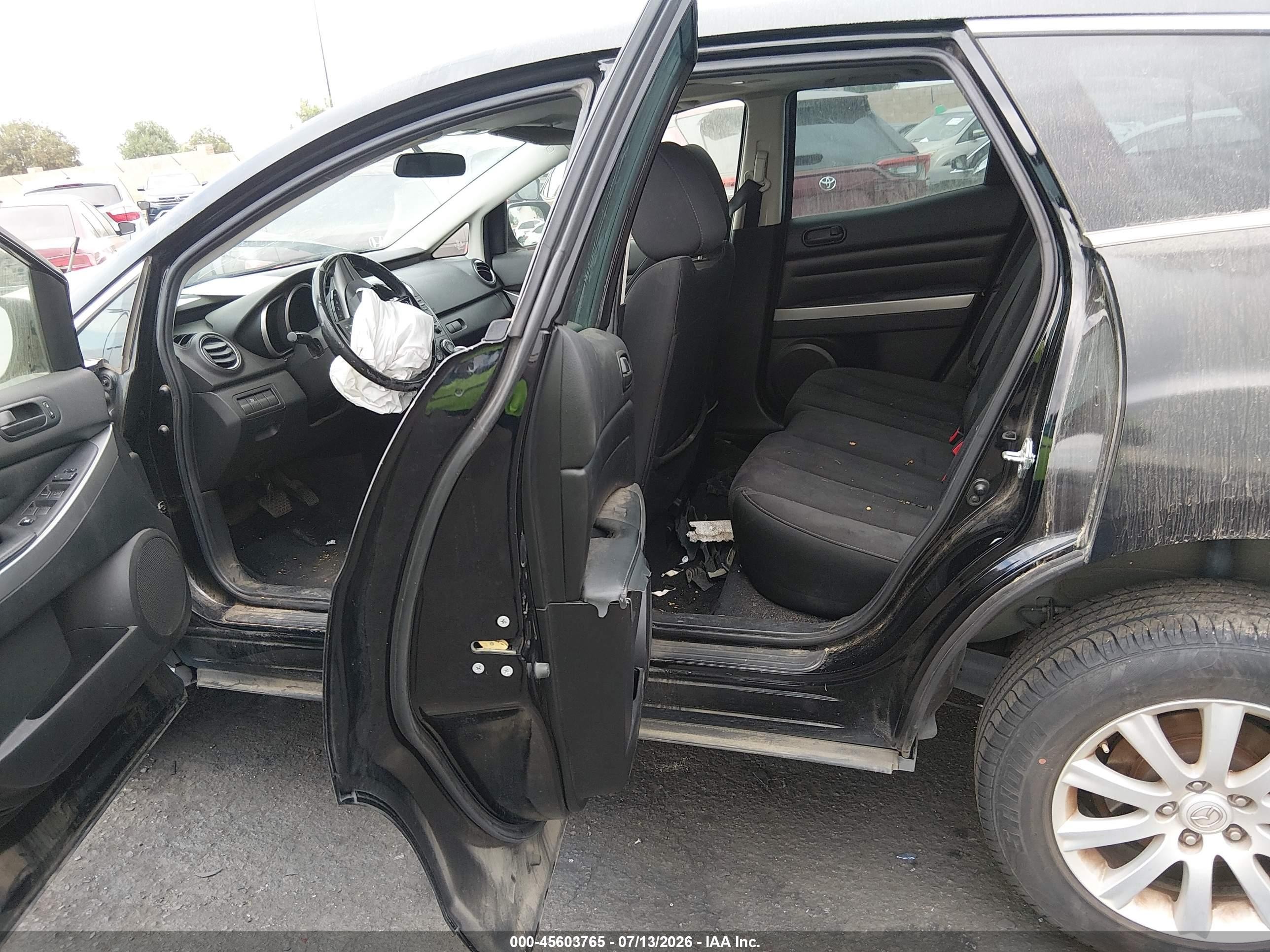 2010 Mazda Cx-7 I Sport Black vin: JM3ER2WM0A0318873