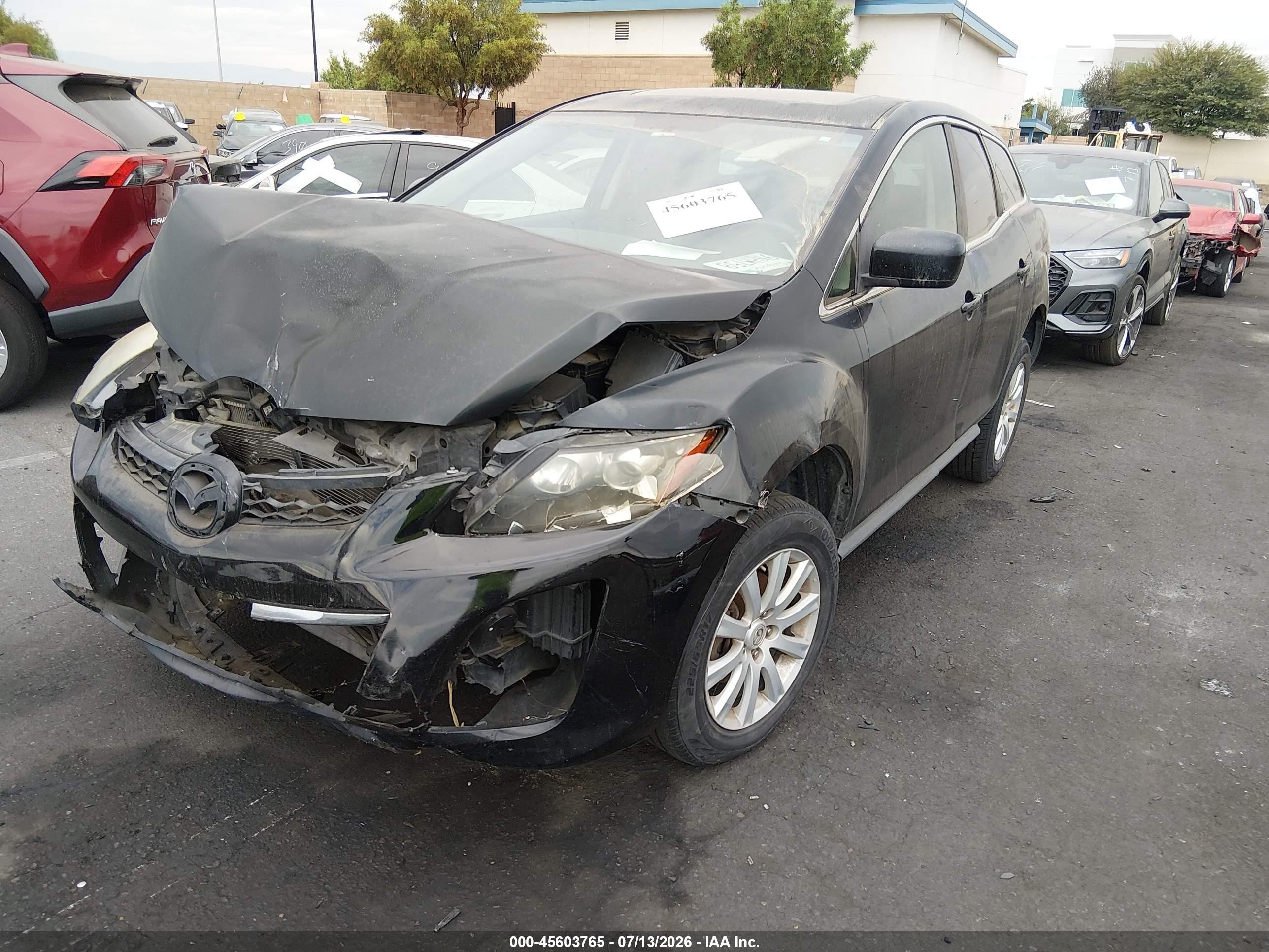 2010 Mazda Cx-7 I Sport Black vin: JM3ER2WM0A0318873