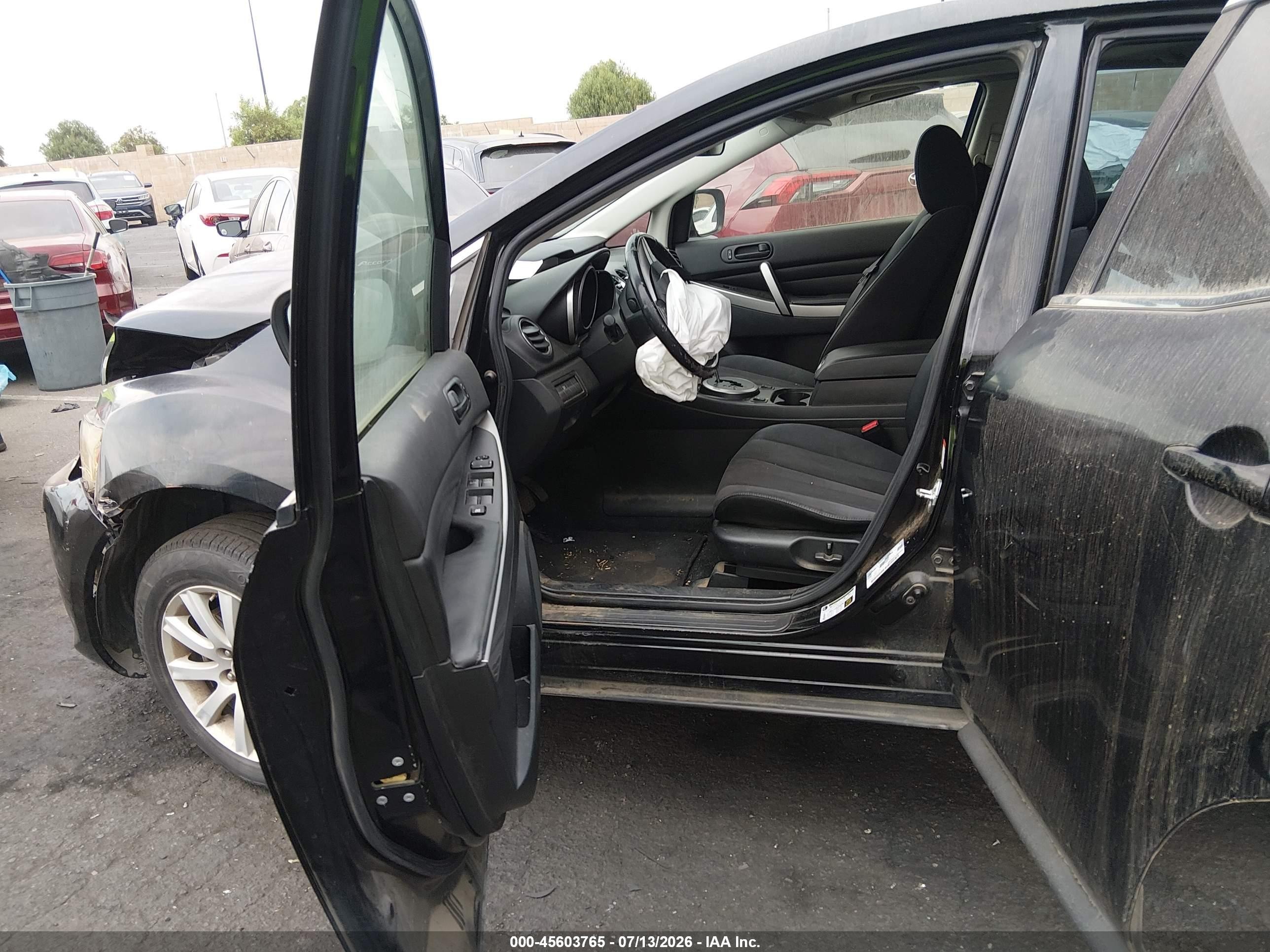 2010 Mazda Cx-7 I Sport Black vin: JM3ER2WM0A0318873