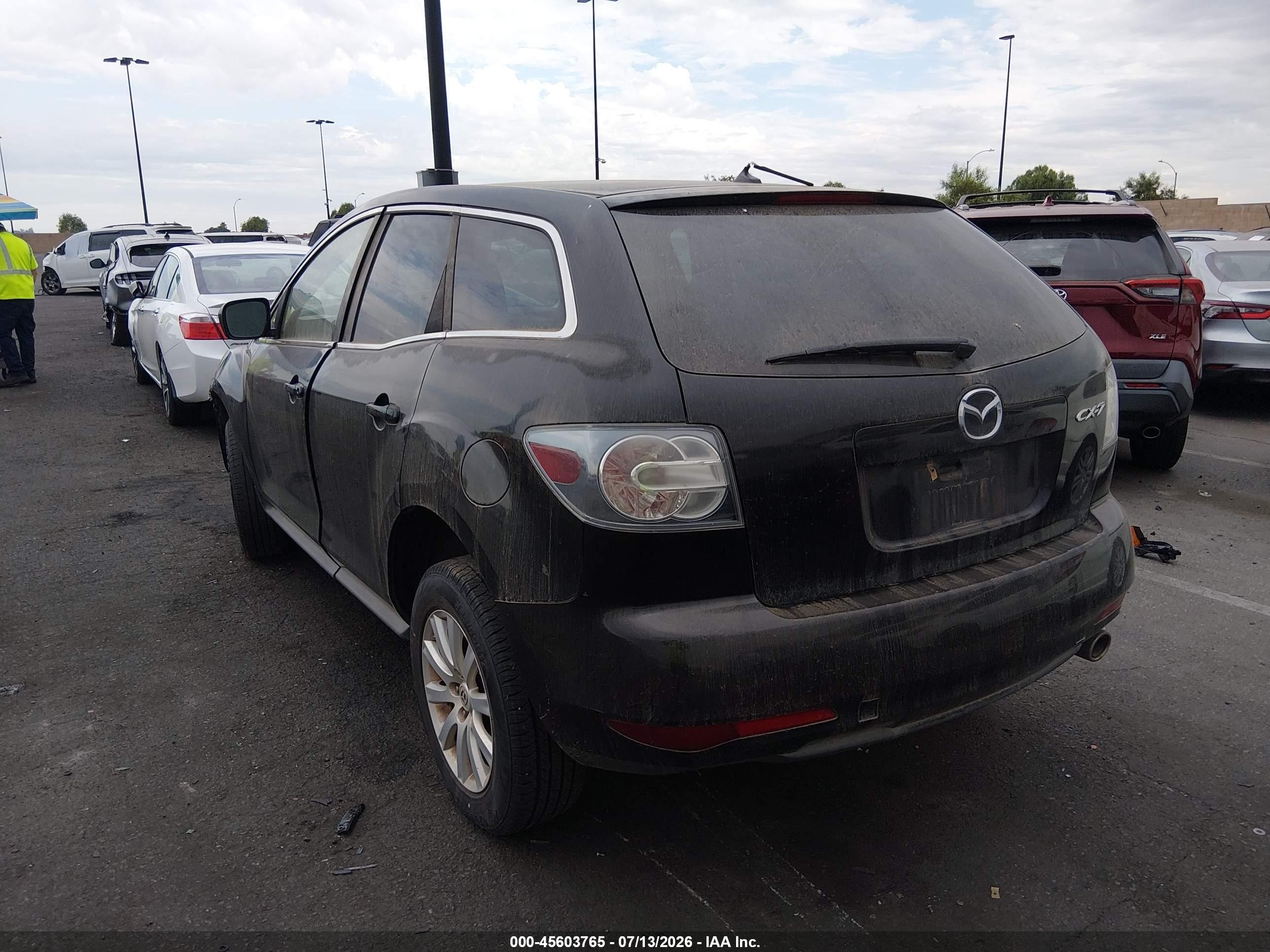 2010 Mazda Cx-7 I Sport Black vin: JM3ER2WM0A0318873