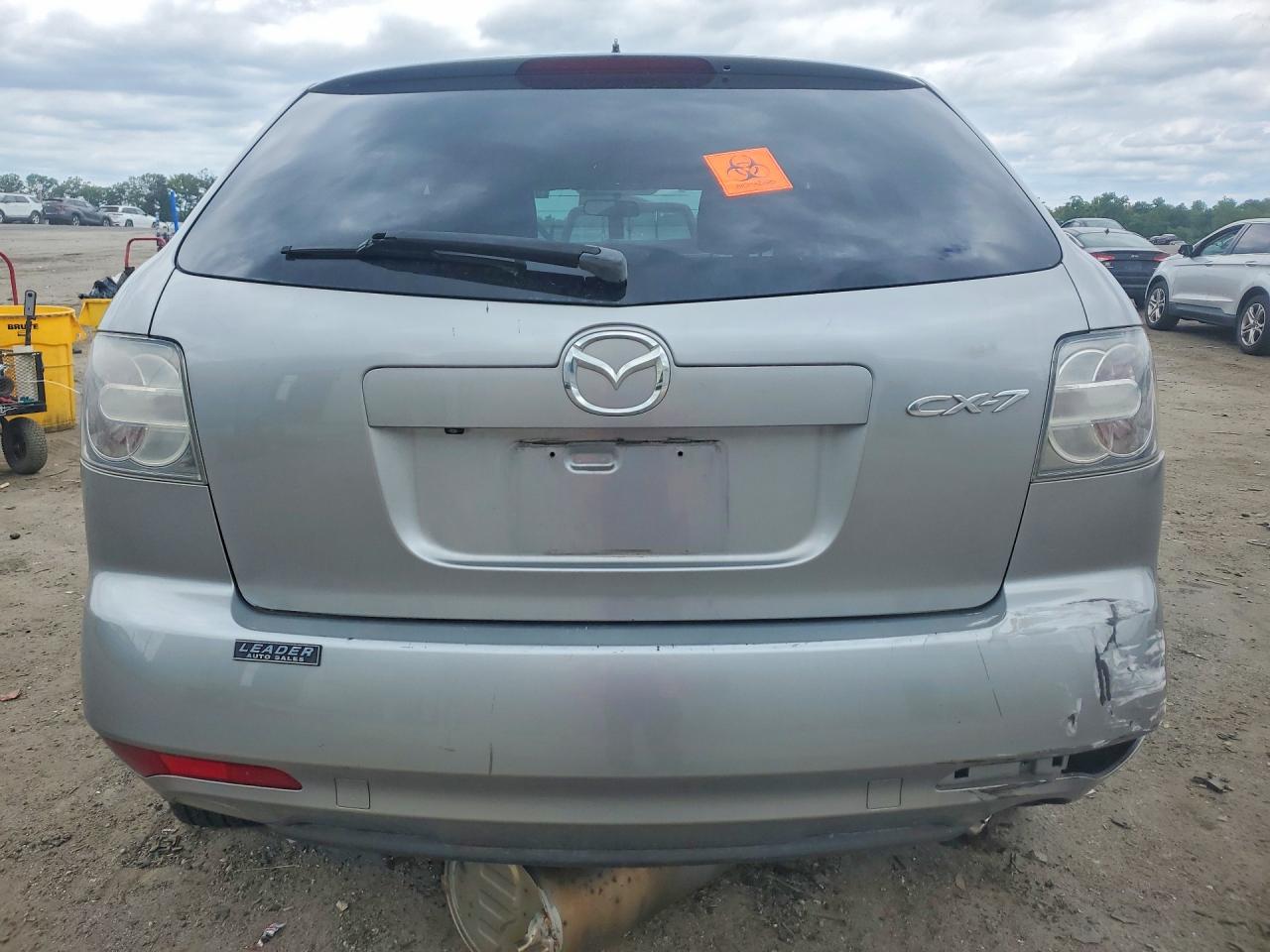 2010 Mazda Cx-7 Silver vin: JM3ER2WM2A0306014