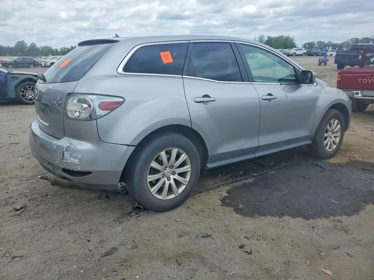 2010 Mazda Cx-7 Silver vin: JM3ER2WM2A0306014