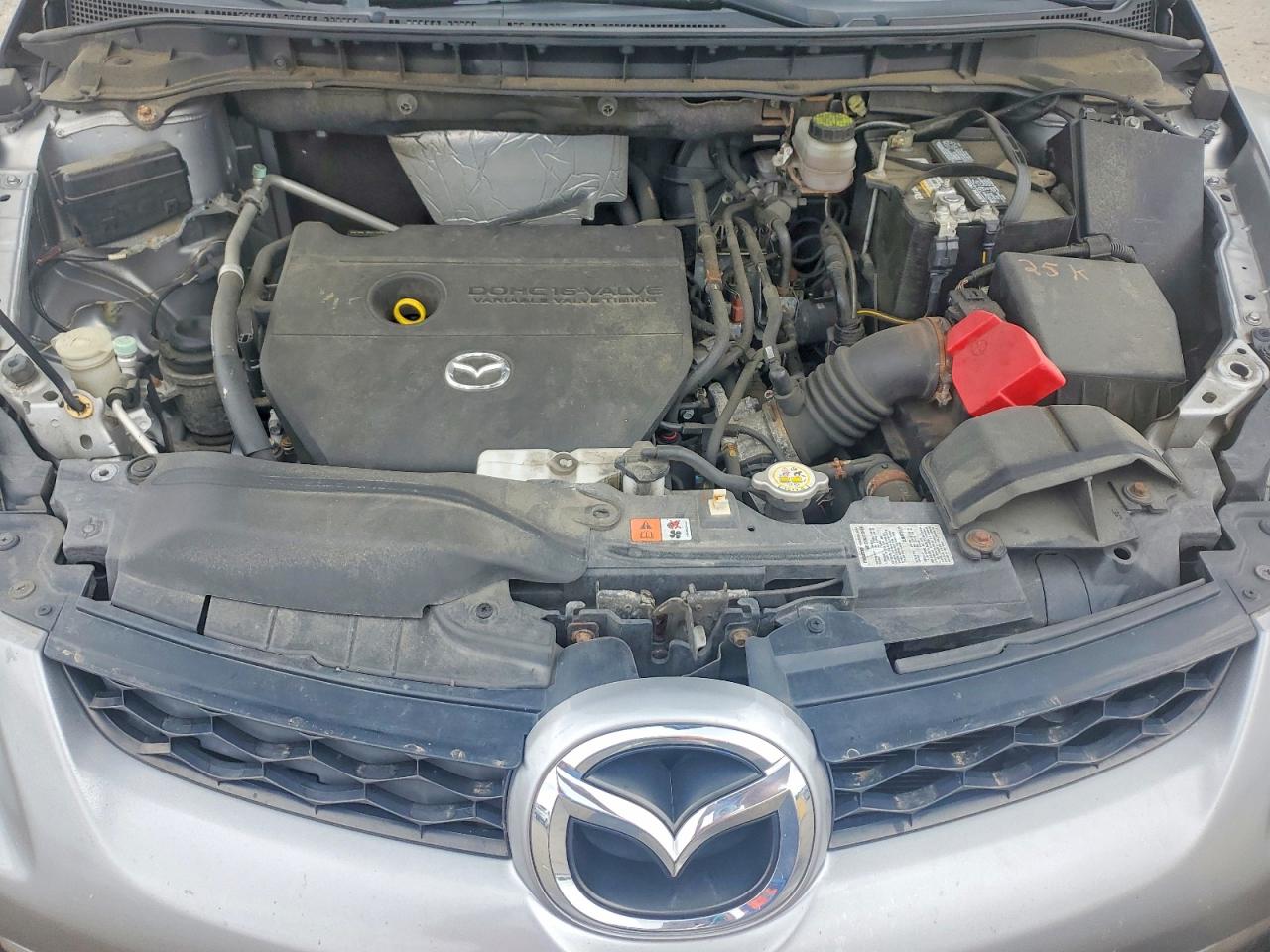 2010 Mazda Cx-7 Silver vin: JM3ER2WM2A0306014