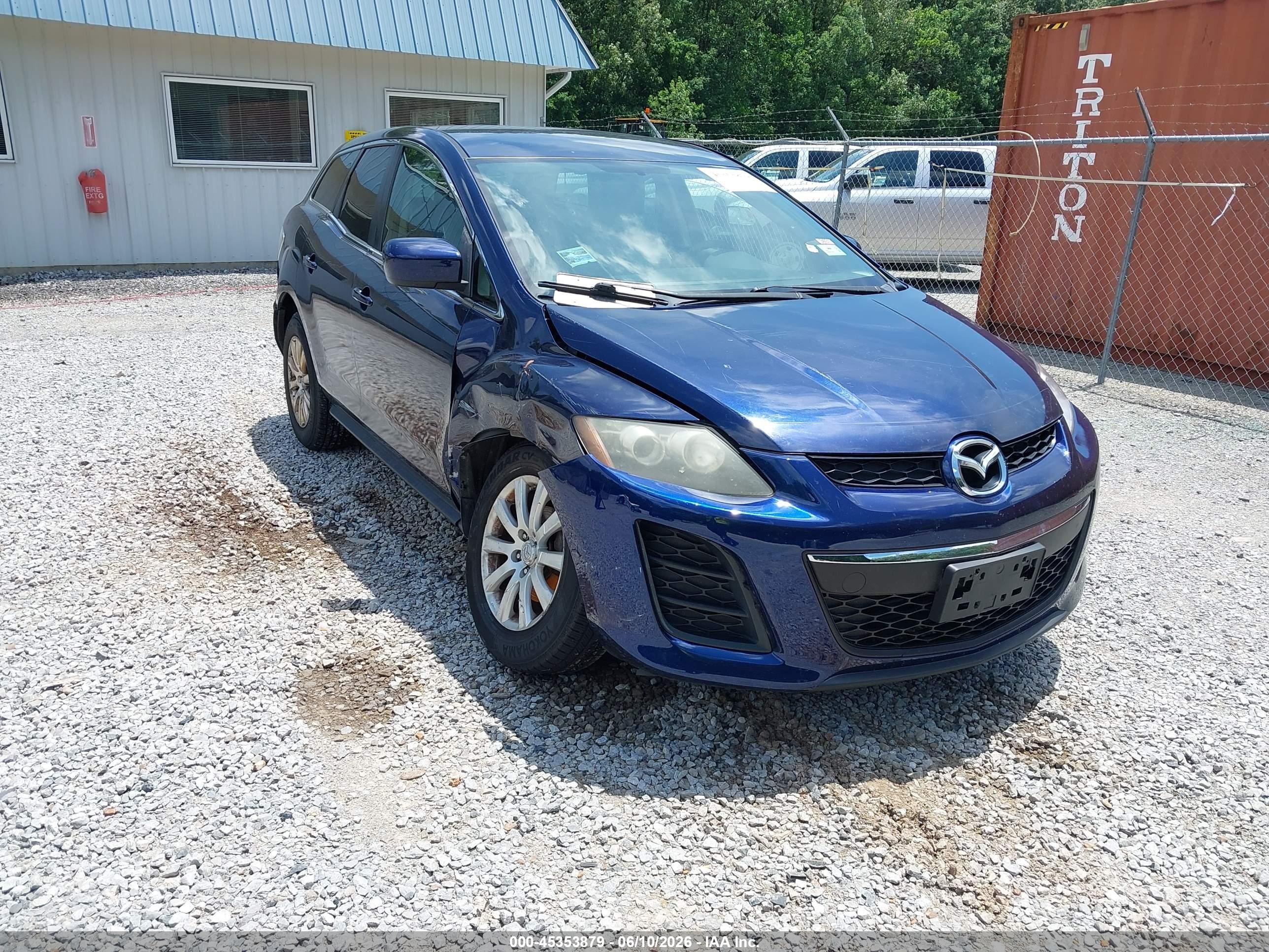 2010 Mazda Cx-7 I Sport Blue vin: JM3ER2WM3A0318642