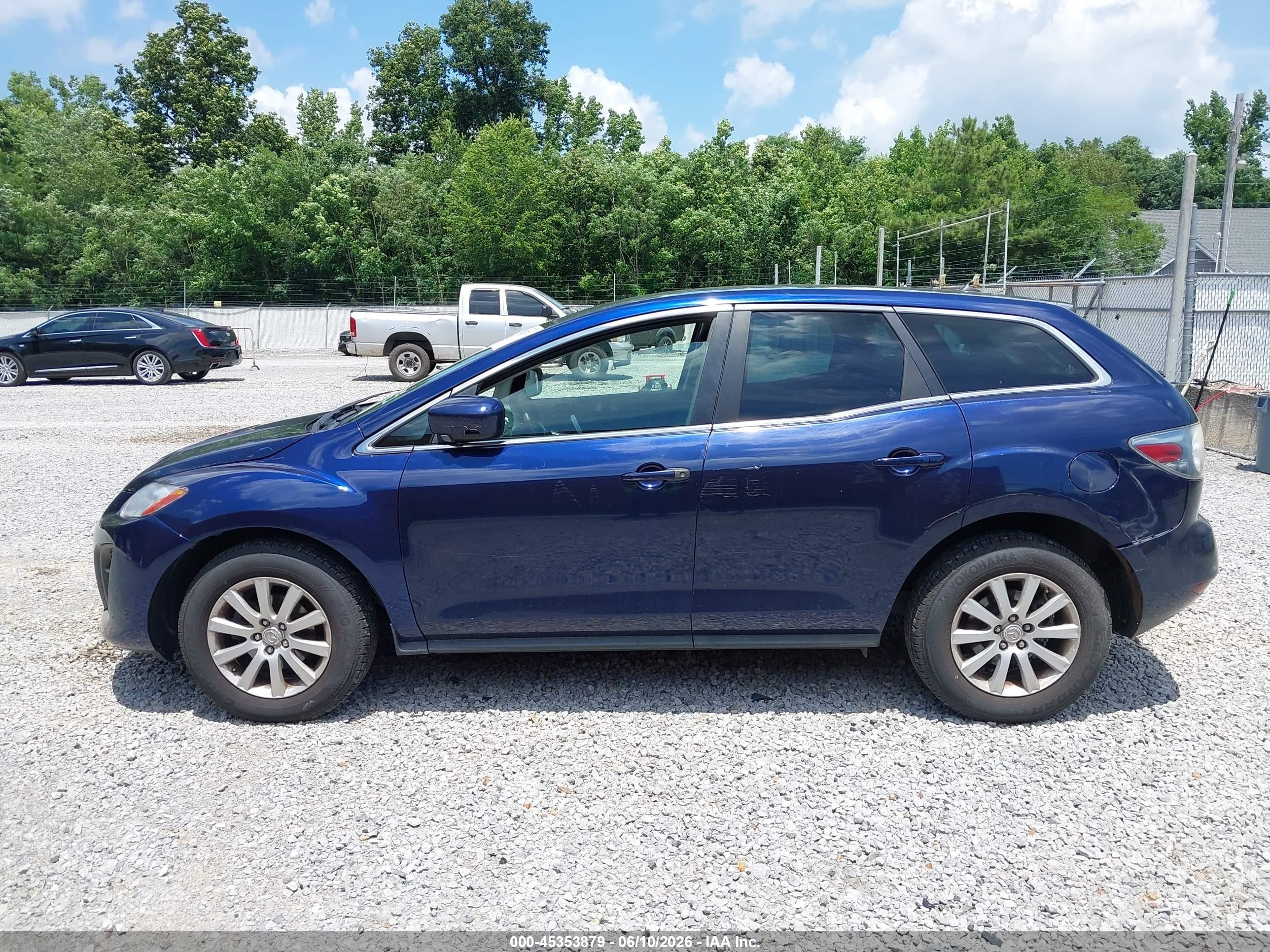 2010 Mazda Cx-7 I Sport Blue vin: JM3ER2WM3A0318642