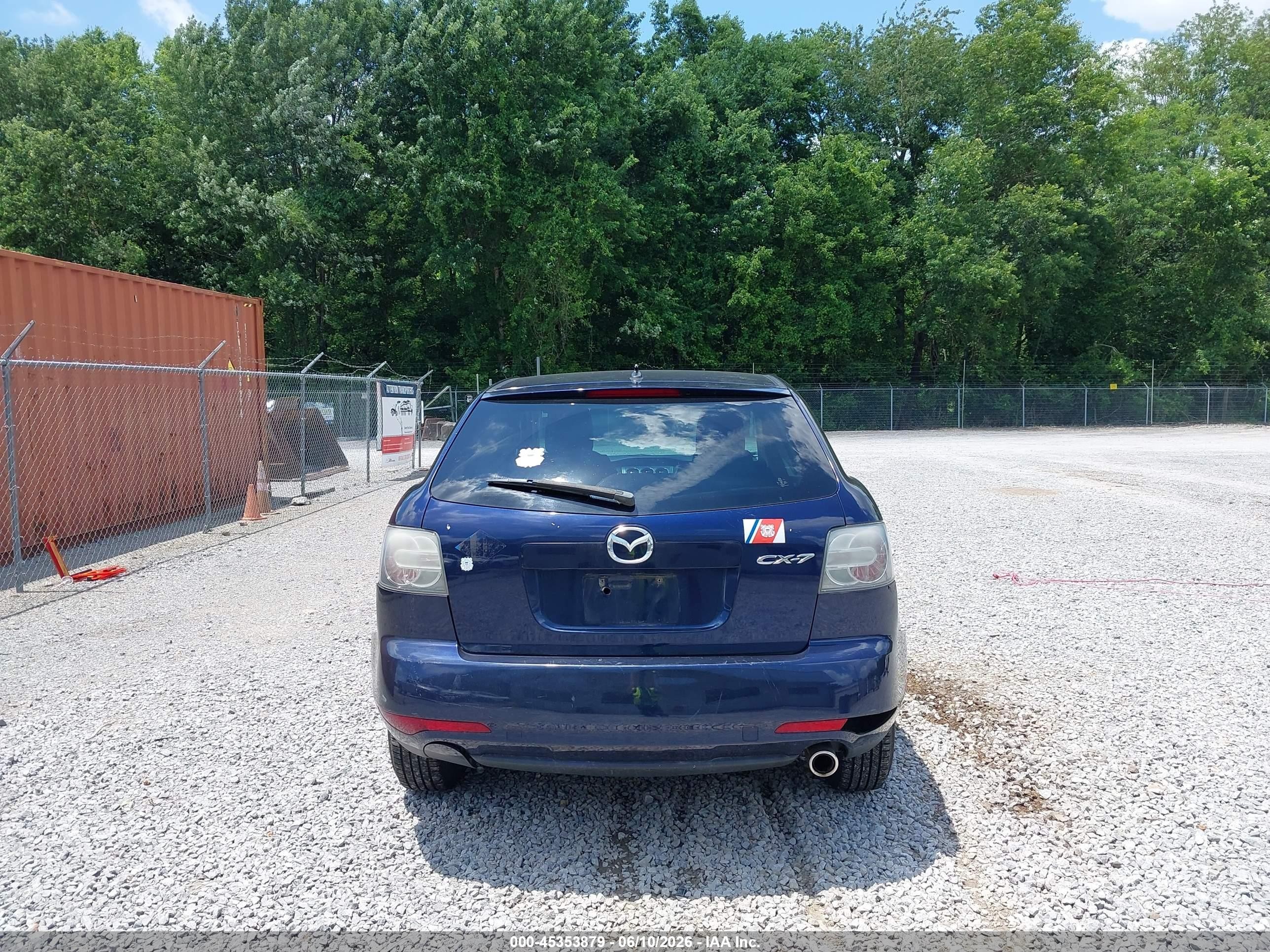 2010 Mazda Cx-7 I Sport Blue vin: JM3ER2WM3A0318642
