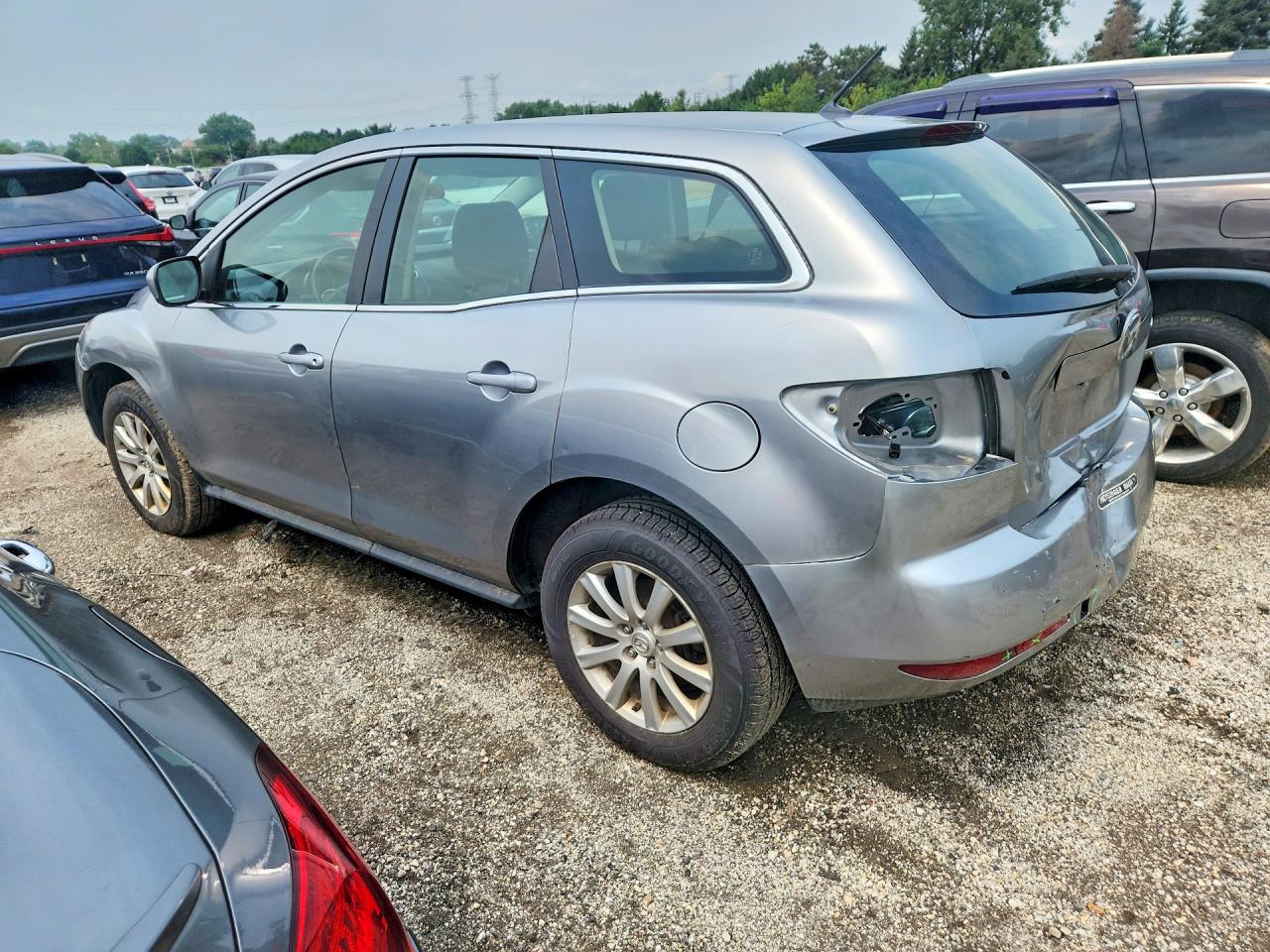 2010 Mazda Cx-7 Silver vin: JM3ER2WM3A0322450