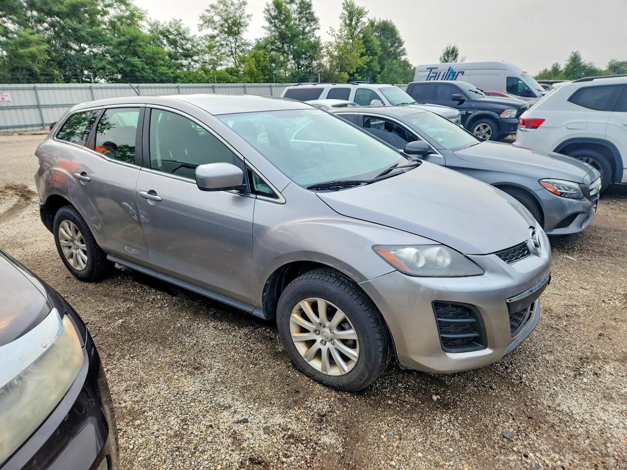 2010 Mazda Cx-7 Silver vin: JM3ER2WM3A0322450