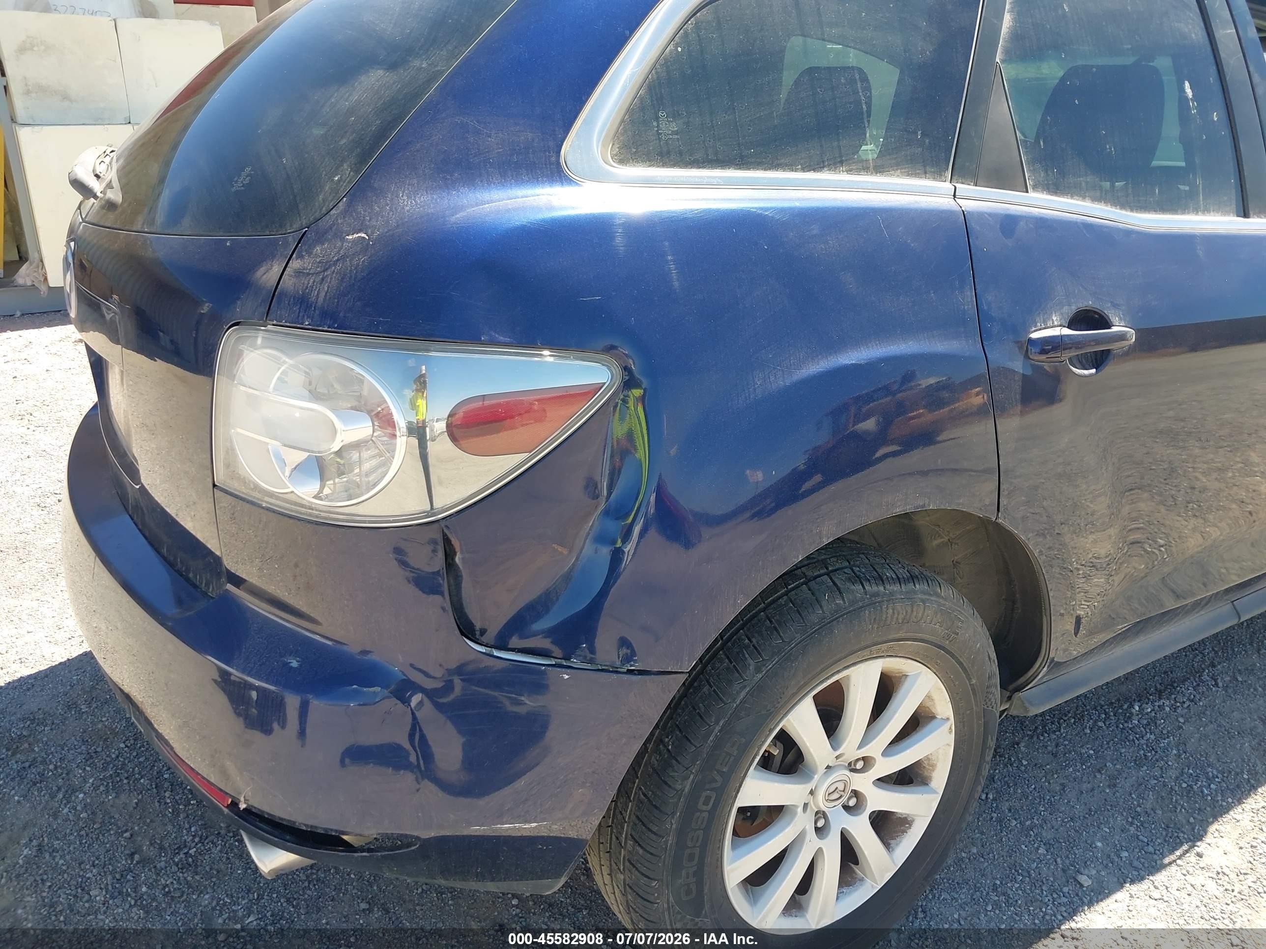 2010 Mazda Cx-7 I Sport Blue vin: JM3ER2WM3A0328877