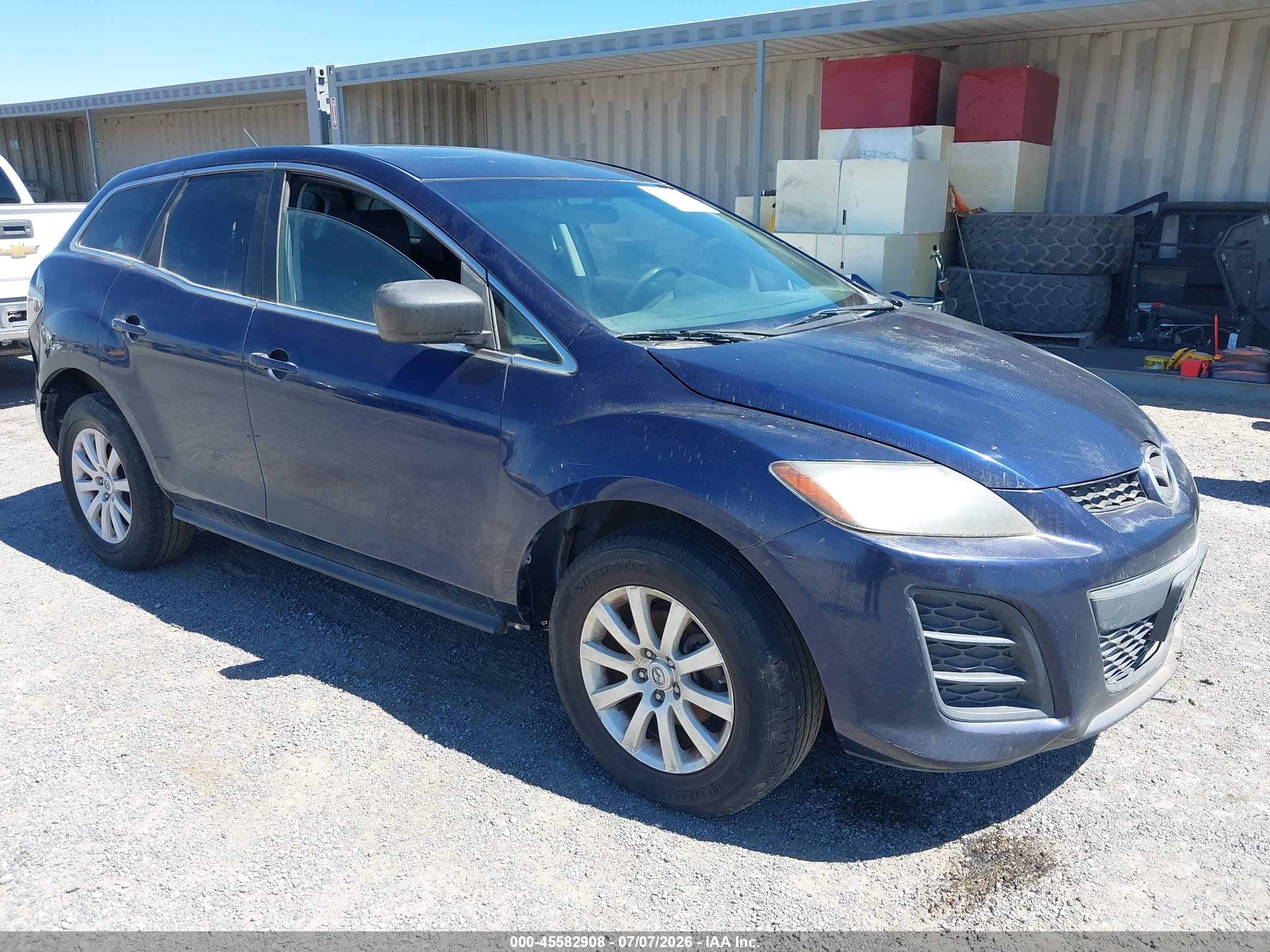 2010 Mazda Cx-7 I Sport Blue vin: JM3ER2WM3A0328877