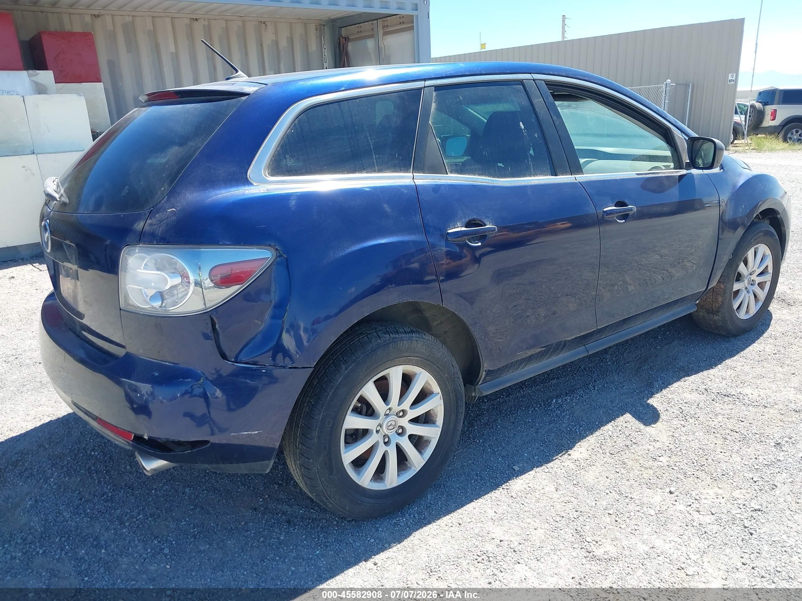 2010 Mazda Cx-7 I Sport Blue vin: JM3ER2WM3A0328877