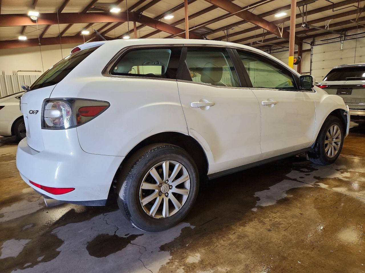 2010 Mazda Cx-7 White vin: JM3ER2WM4A0336339
