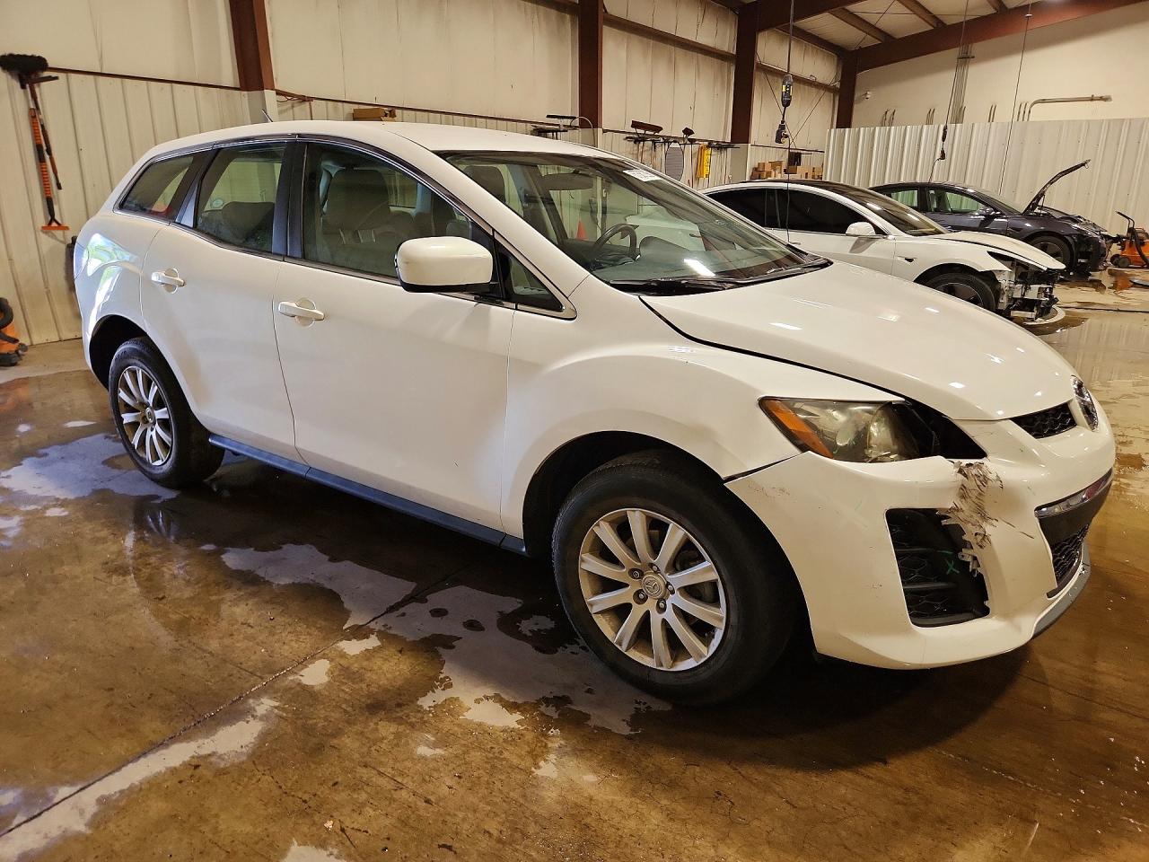 2010 Mazda Cx-7 White vin: JM3ER2WM4A0336339