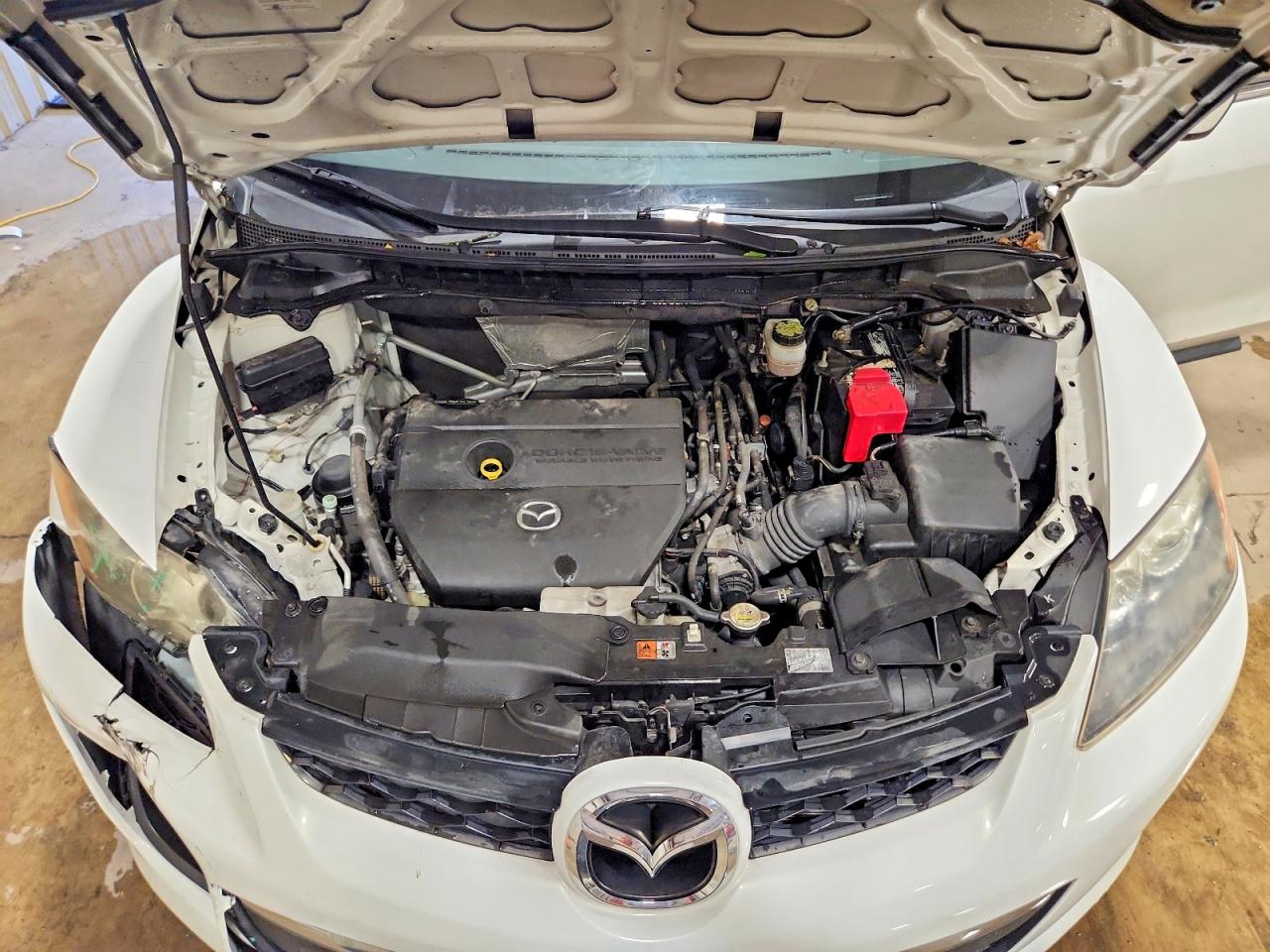 2010 Mazda Cx-7 White vin: JM3ER2WM4A0336339