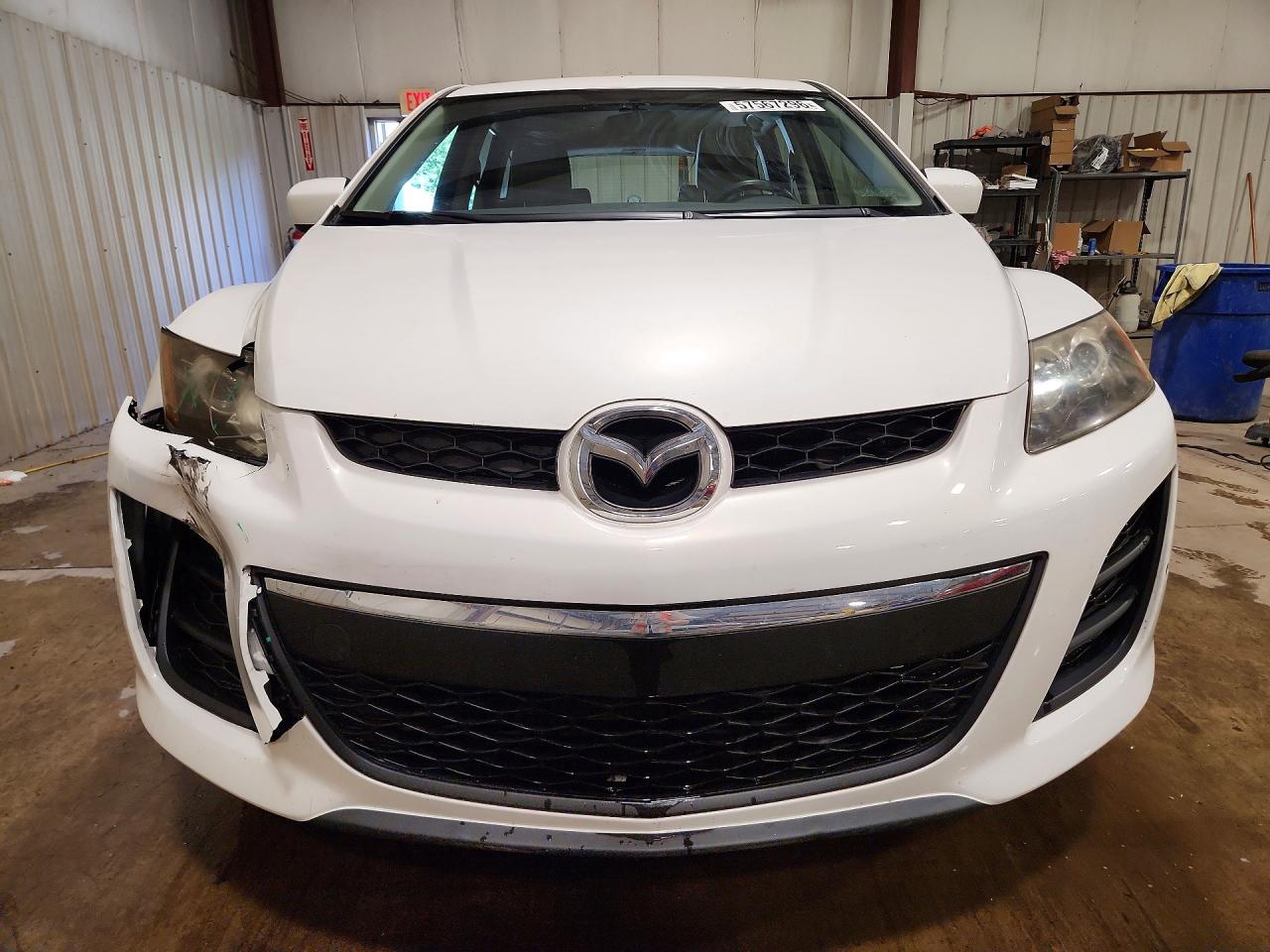 2010 Mazda Cx-7 White vin: JM3ER2WM4A0336339