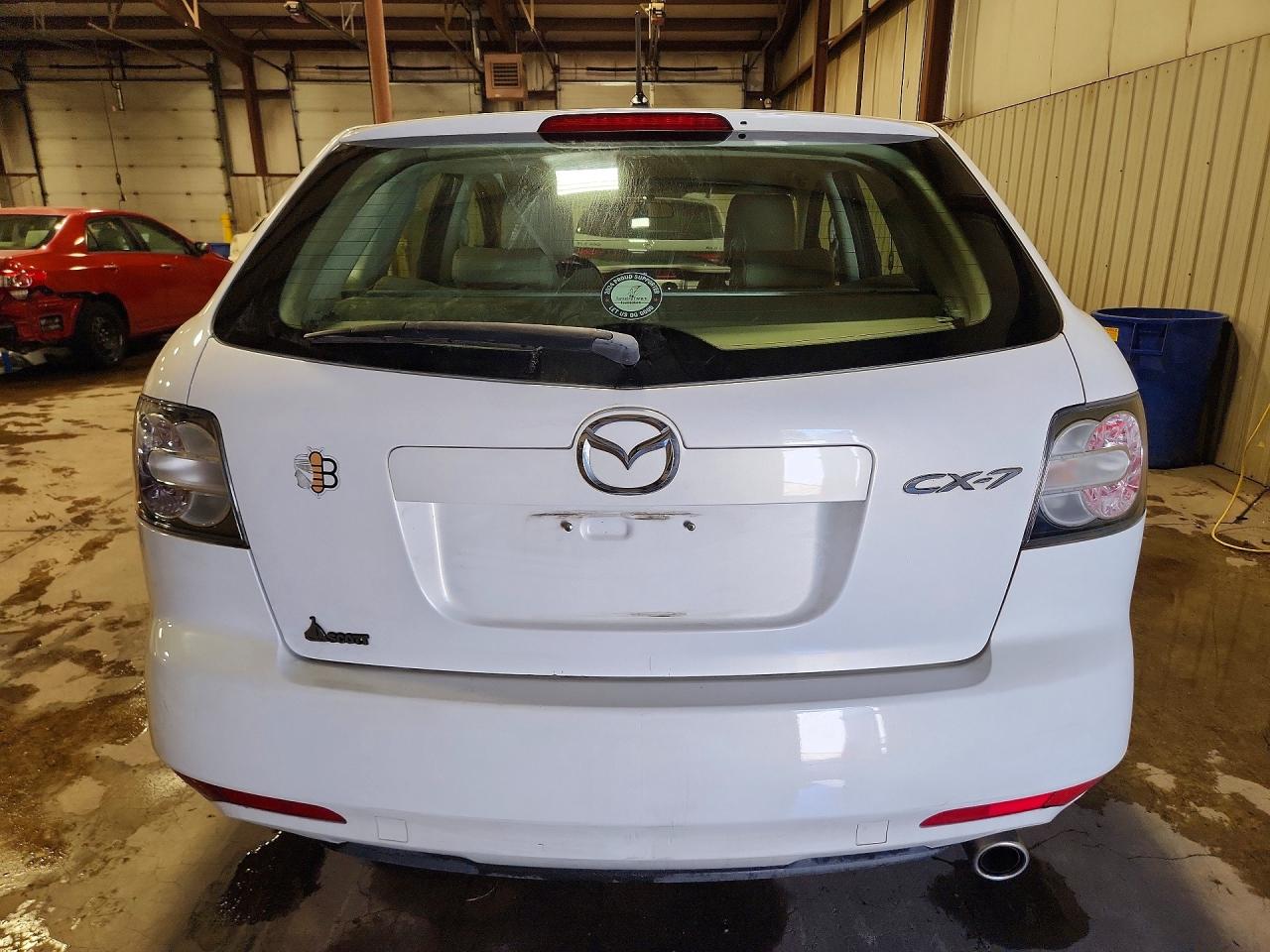 2010 Mazda Cx-7 White vin: JM3ER2WM4A0336339