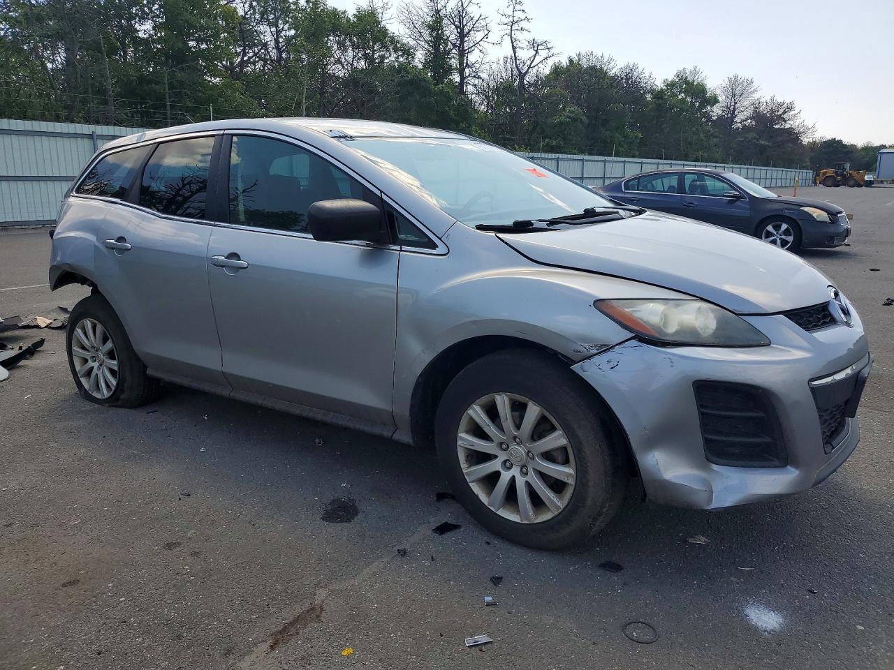 2010 Mazda Cx-7 Silver vin: JM3ER2WM5A0329822