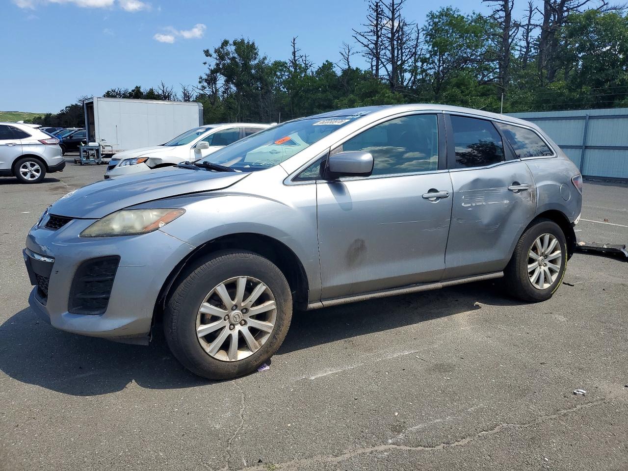 2010 Mazda Cx-7 Silver vin: JM3ER2WM5A0329822