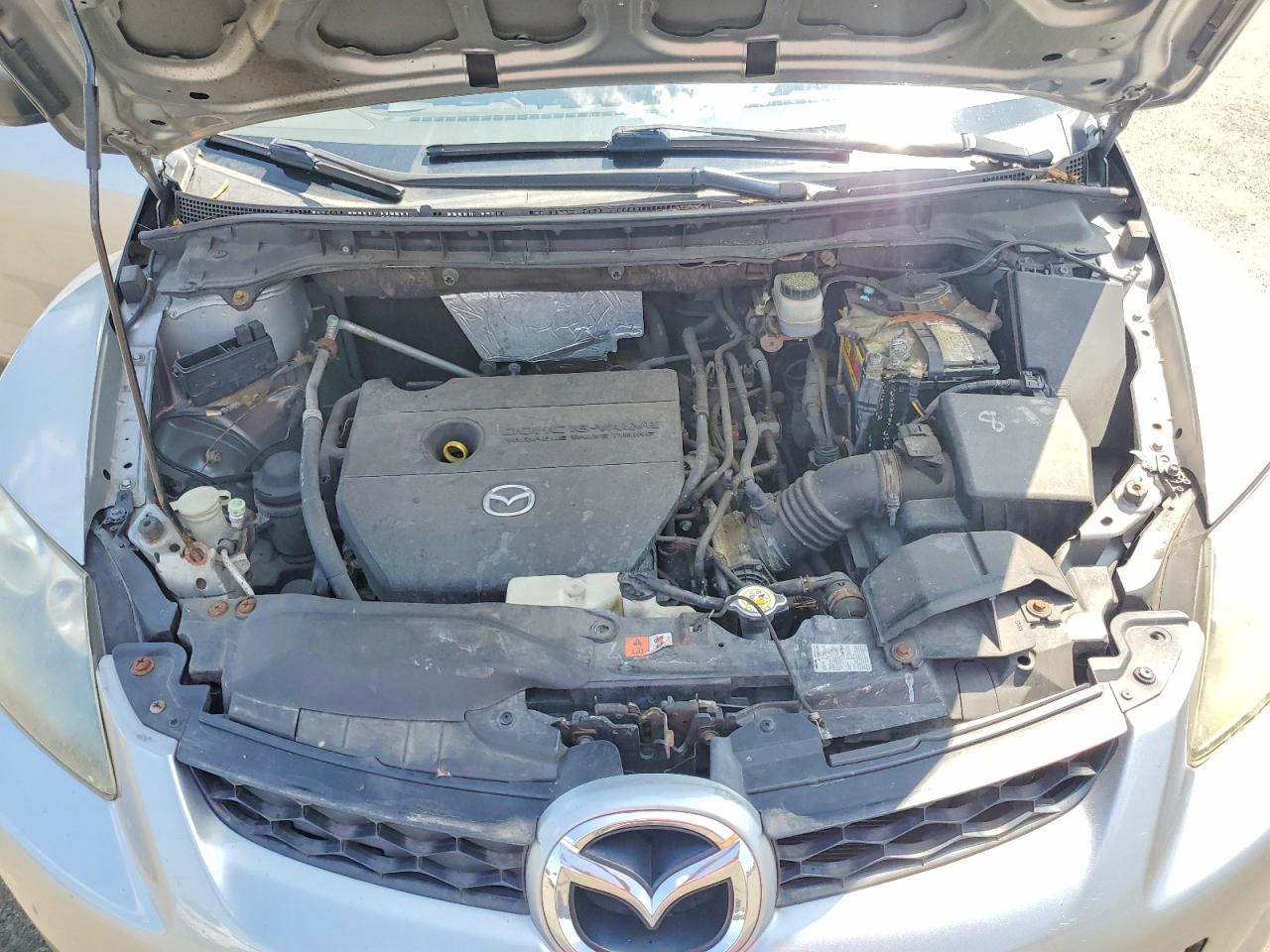 2010 Mazda Cx-7 Silver vin: JM3ER2WM5A0329822