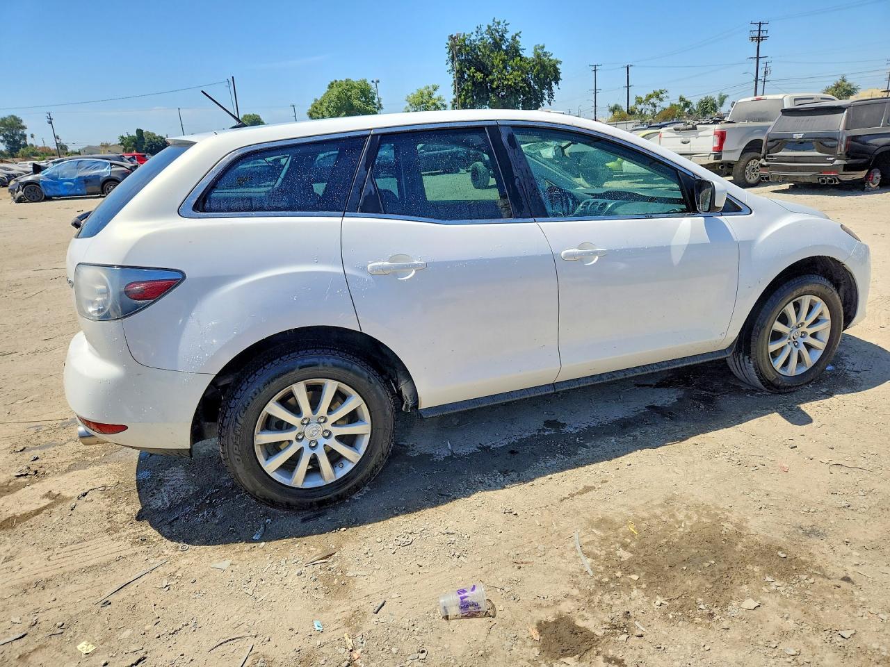 2010 Mazda Cx-7 White vin: JM3ER2WM6A0314794