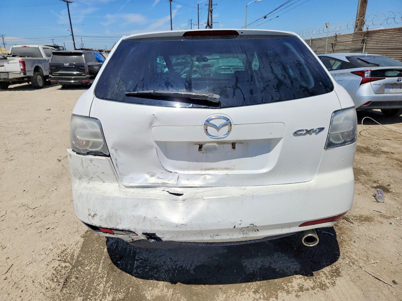 2010 Mazda Cx-7 White vin: JM3ER2WM6A0314794