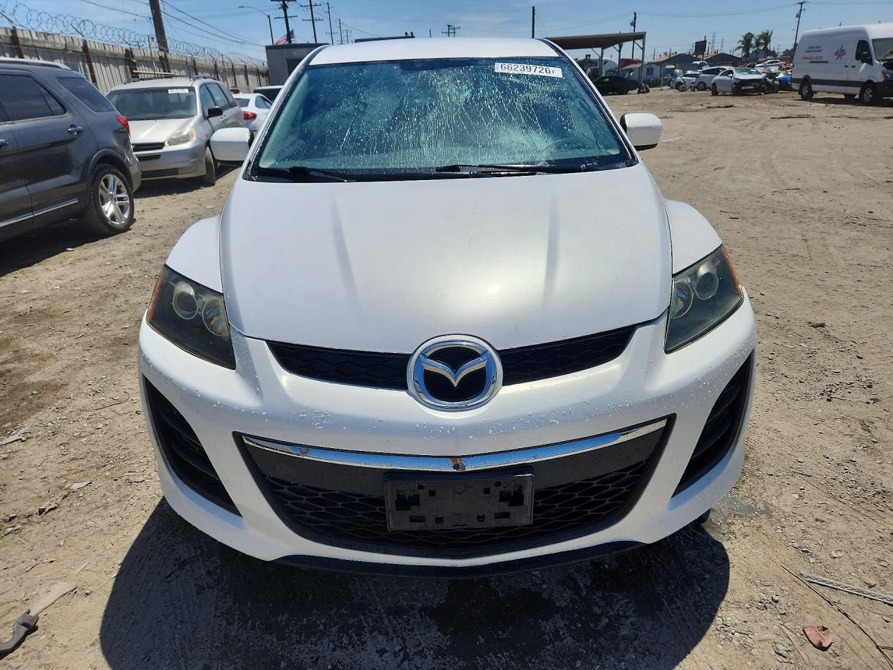 2010 Mazda Cx-7 White vin: JM3ER2WM6A0314794