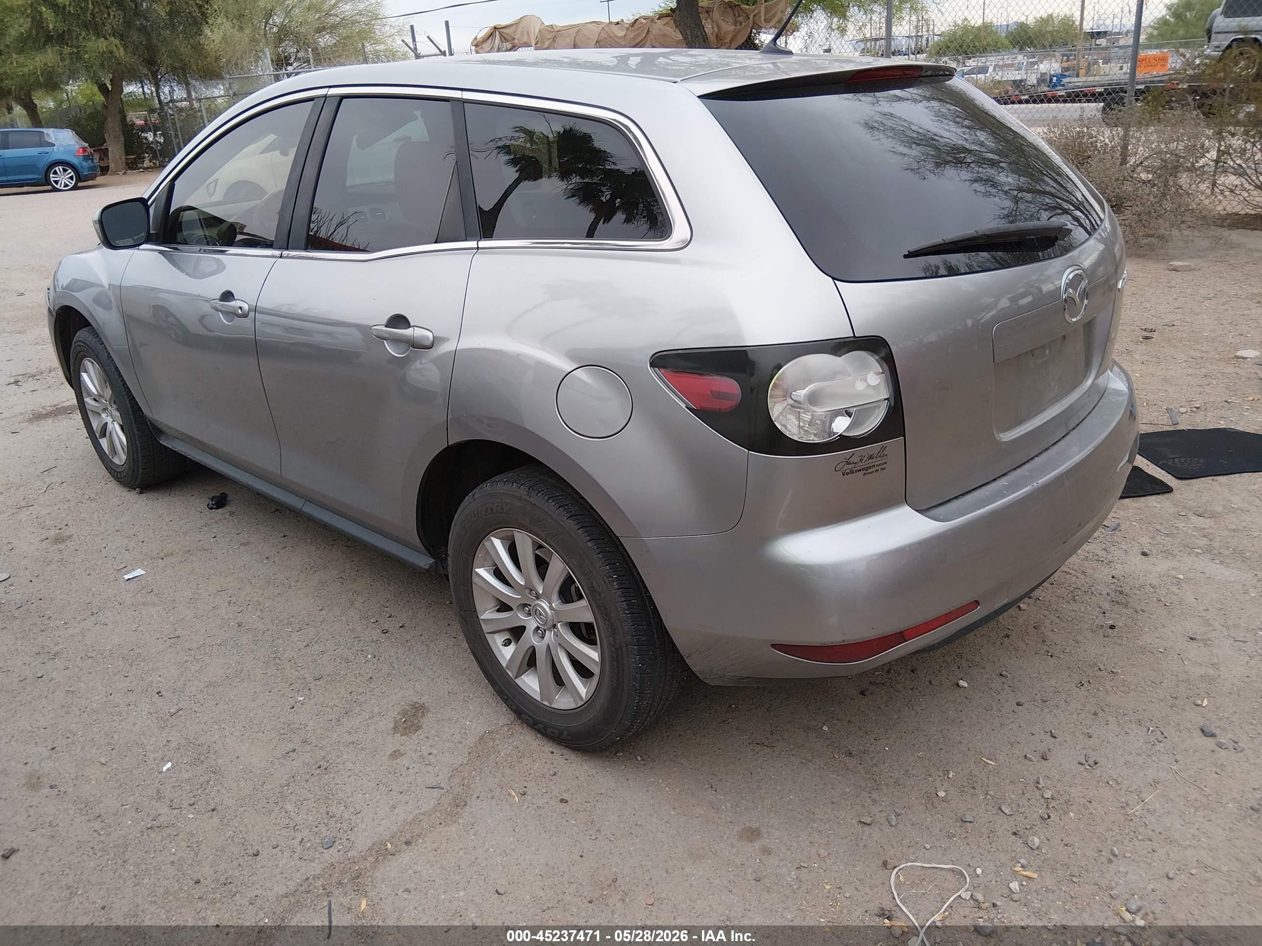 2010 Mazda Cx-7 I Sport Silver vin: JM3ER2WM7A0320846