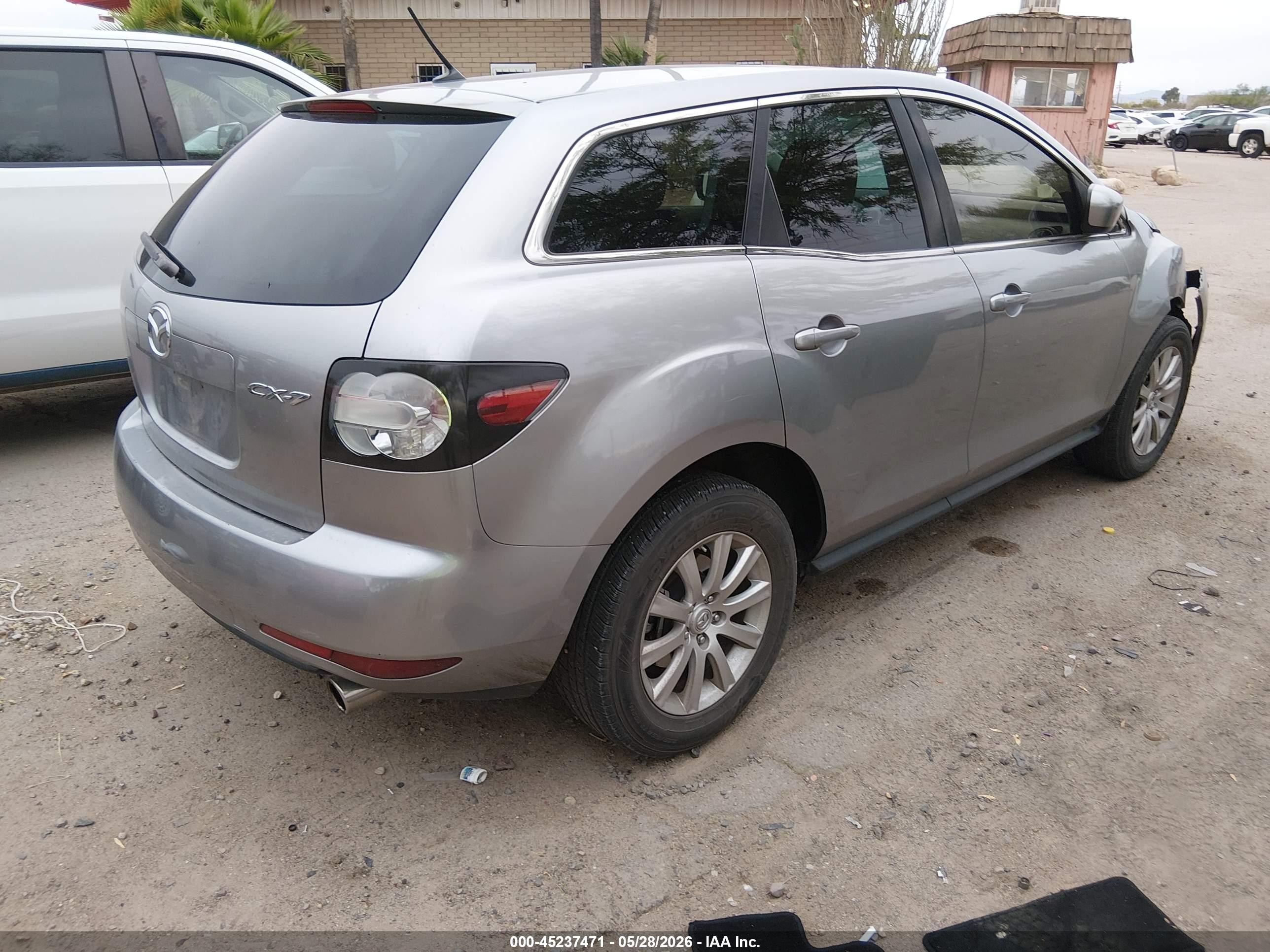 2010 Mazda Cx-7 I Sport Silver vin: JM3ER2WM7A0320846