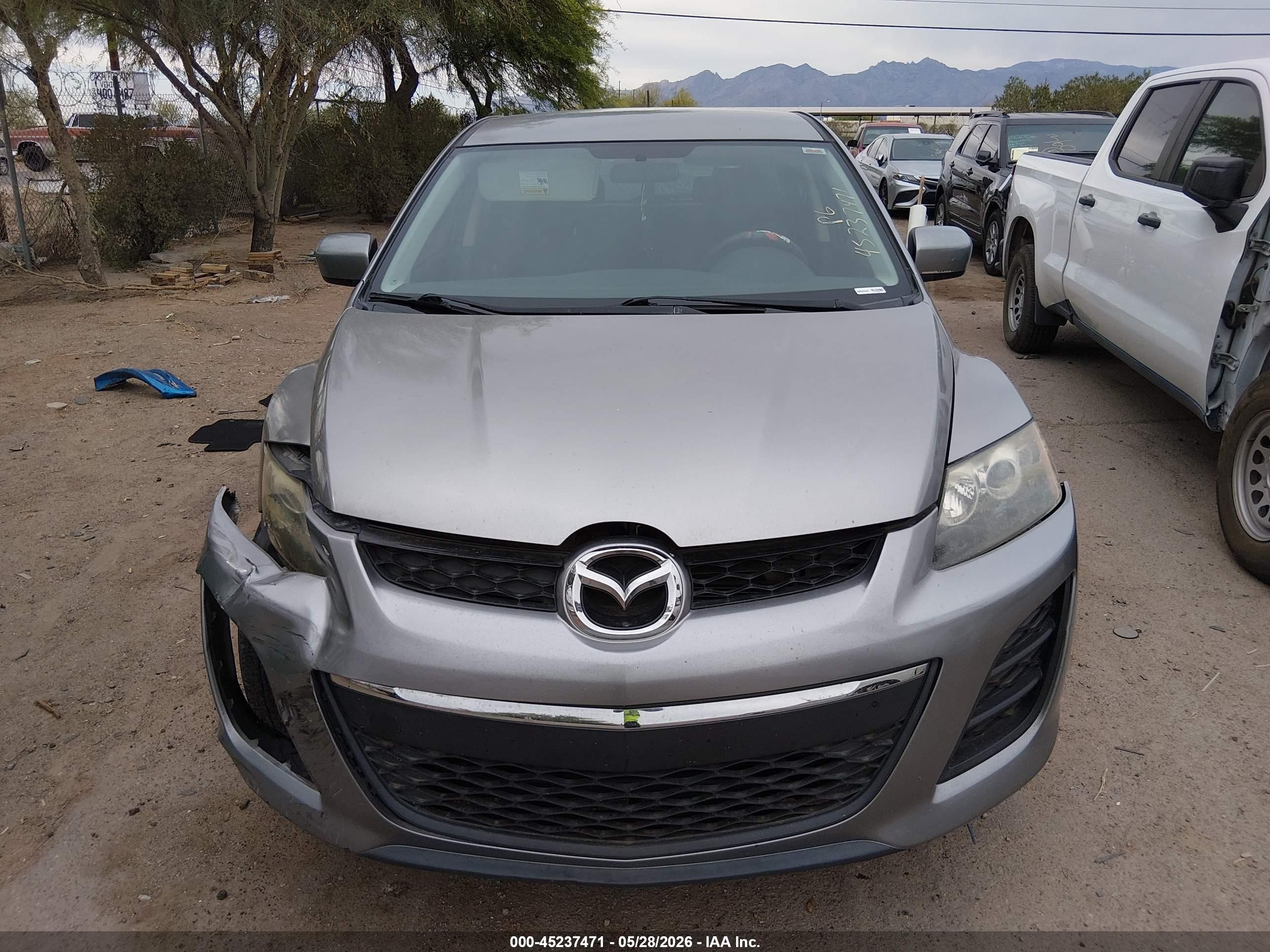 2010 Mazda Cx-7 I Sport Silver vin: JM3ER2WM7A0320846