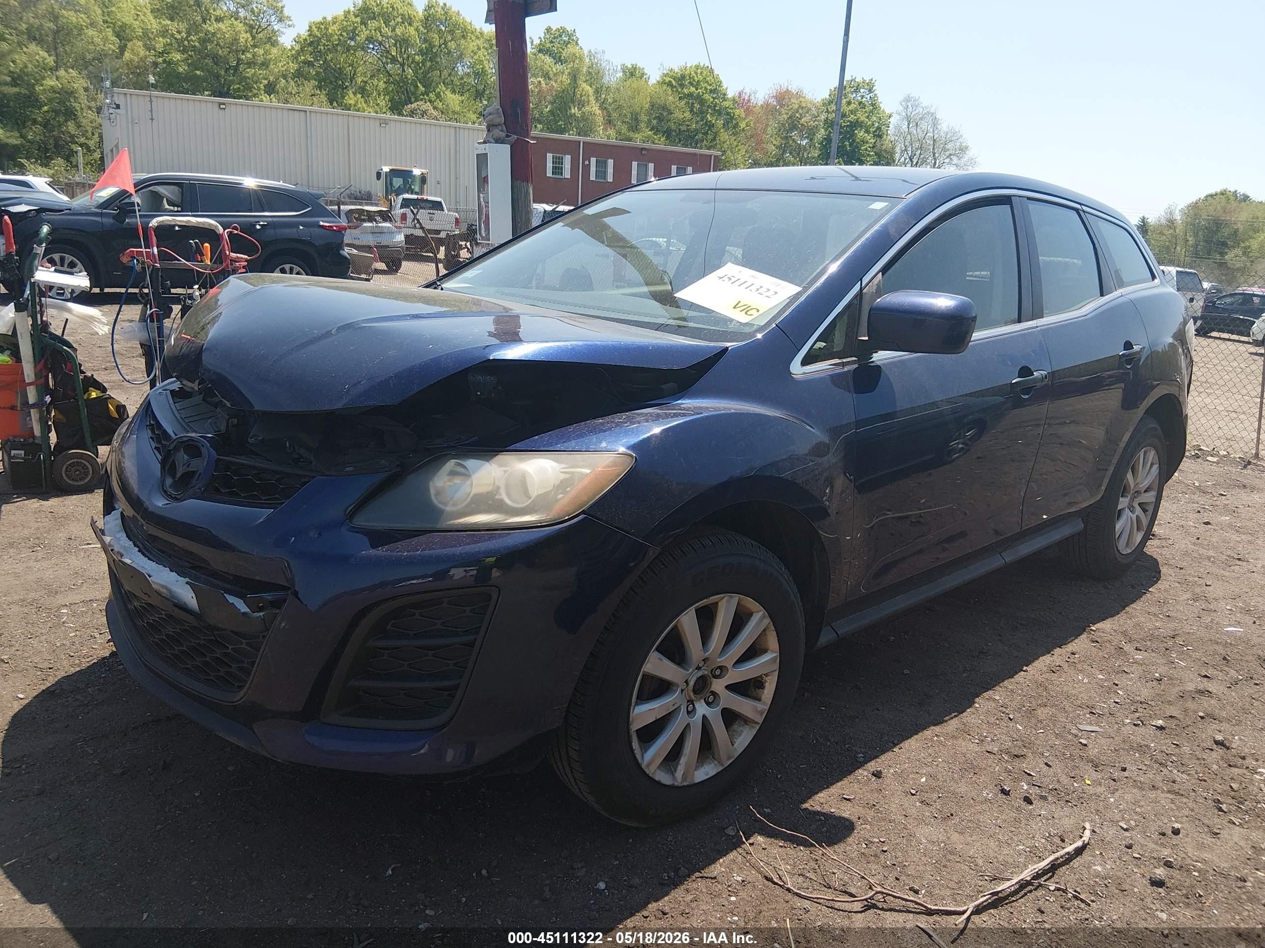 2010 Mazda Cx-7 I Sv Dark Blue vin: JM3ER2WM7A0324699