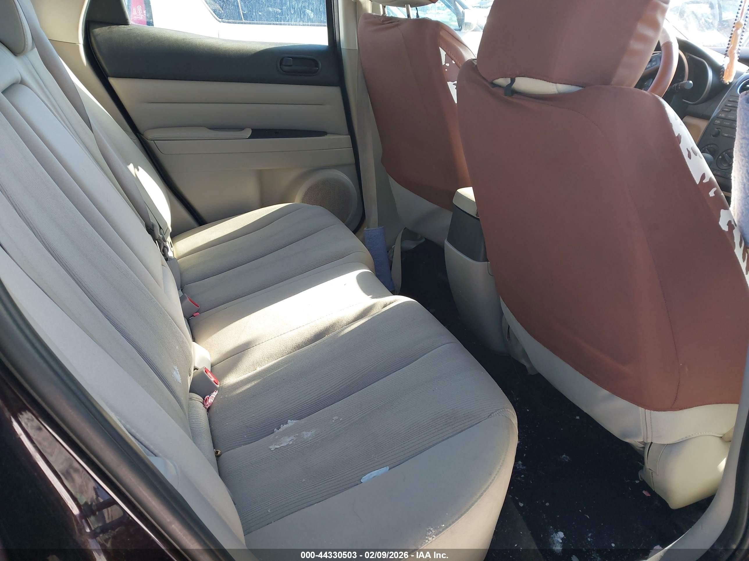 2010 Mazda Cx-7 I Sv Maroon vin: JM3ER2WM7A0325223